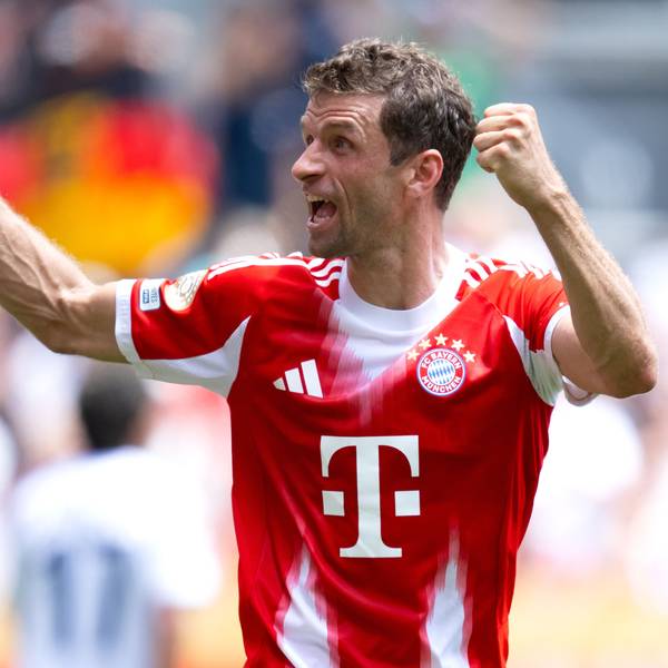 das Bild zeigt den Ex-Nationalspieler Thomas Müller im Trikot des FC Bayern München. Foto: Sven Hoppe/dpa
