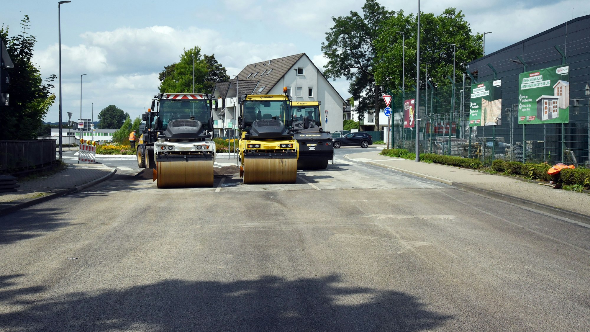 Seit Ende Juli laufen die Arbeiten auf dem zweiten Bauabschnitt der Nordtangente zwischen Blechmann-Kreisel und Gartenstraße.