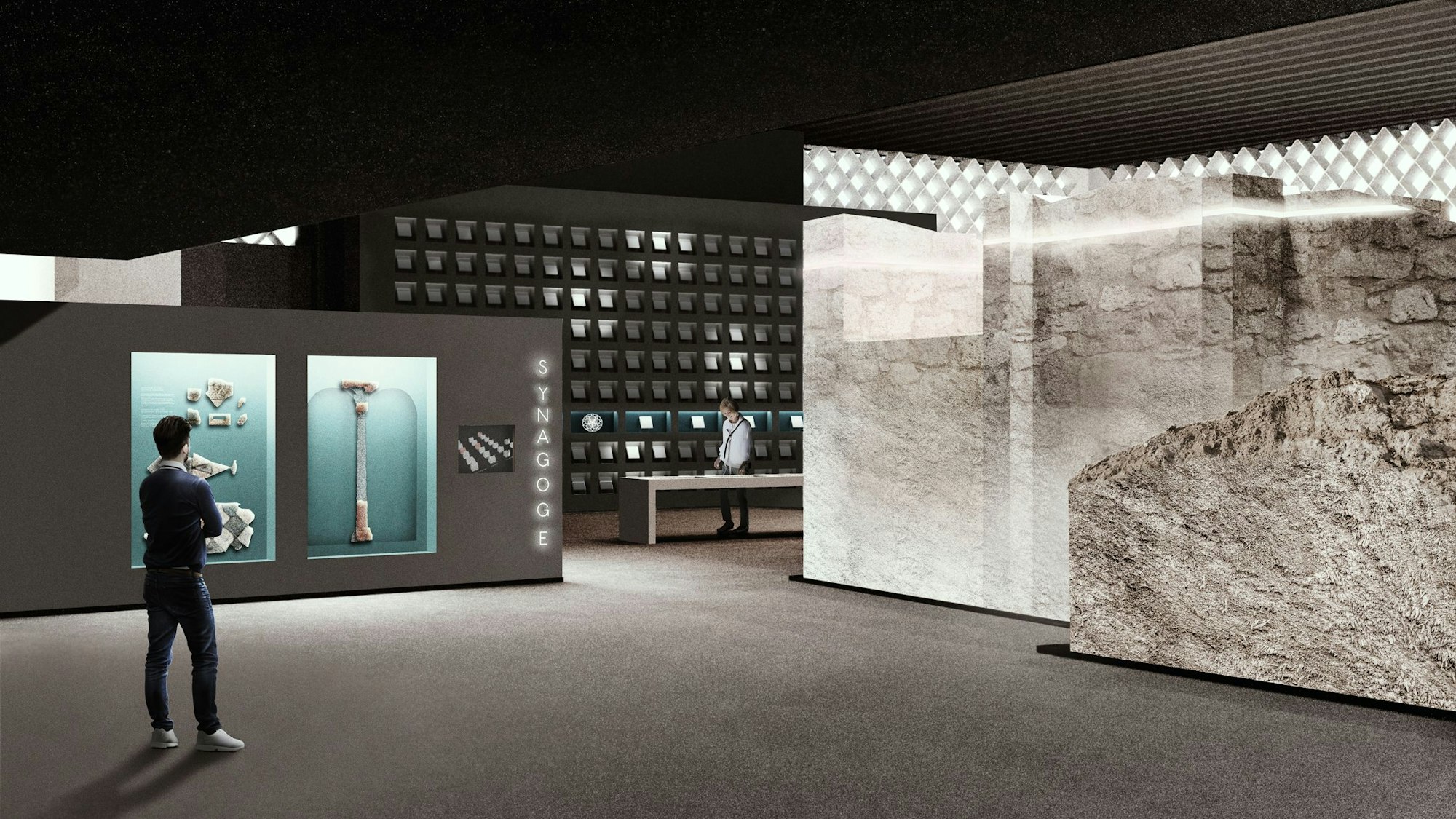 Diese Visualisierung zeigt den Blick in das Innere.