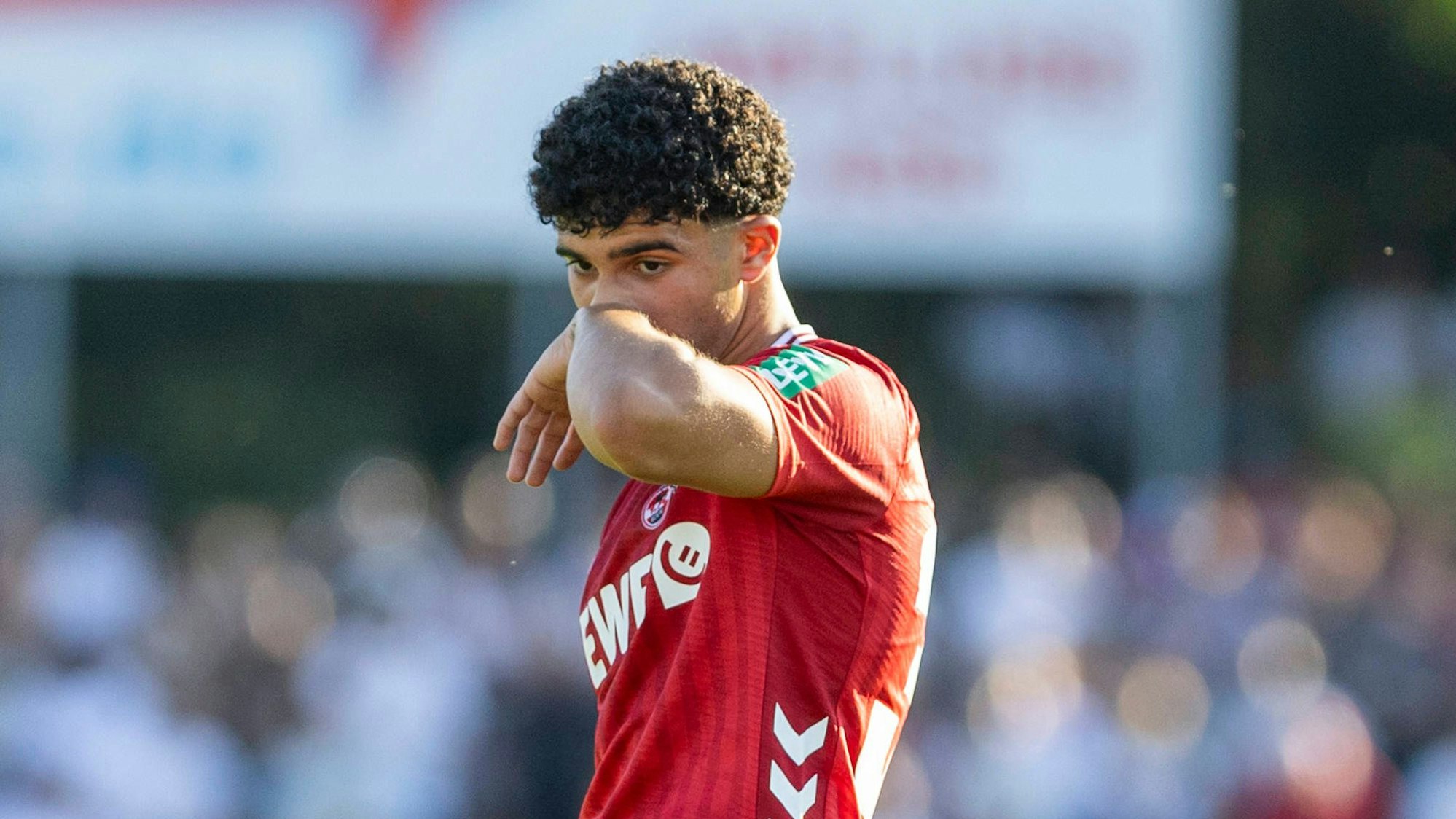 Testspiel: Fortuna Köln - 1. FC Köln 18.07.2025 Fayssal Harchaoui 1. FC Köln, 34 im Testspiel zwischen Fortuna Köln und dem 1. FC Köln, am 18.07.2025, Südstadion, Köln. *** Test match Fortuna Köln 1 FC Köln 18 07 2025 Fayssal Harchaoui 1 FC Köln, 34 in the test match between Fortuna Köln and 1 FC Köln, on 18 07 2025, Südstadion, Cologne Copyright: xBEAUTIFULxSPORTS/Meuselx