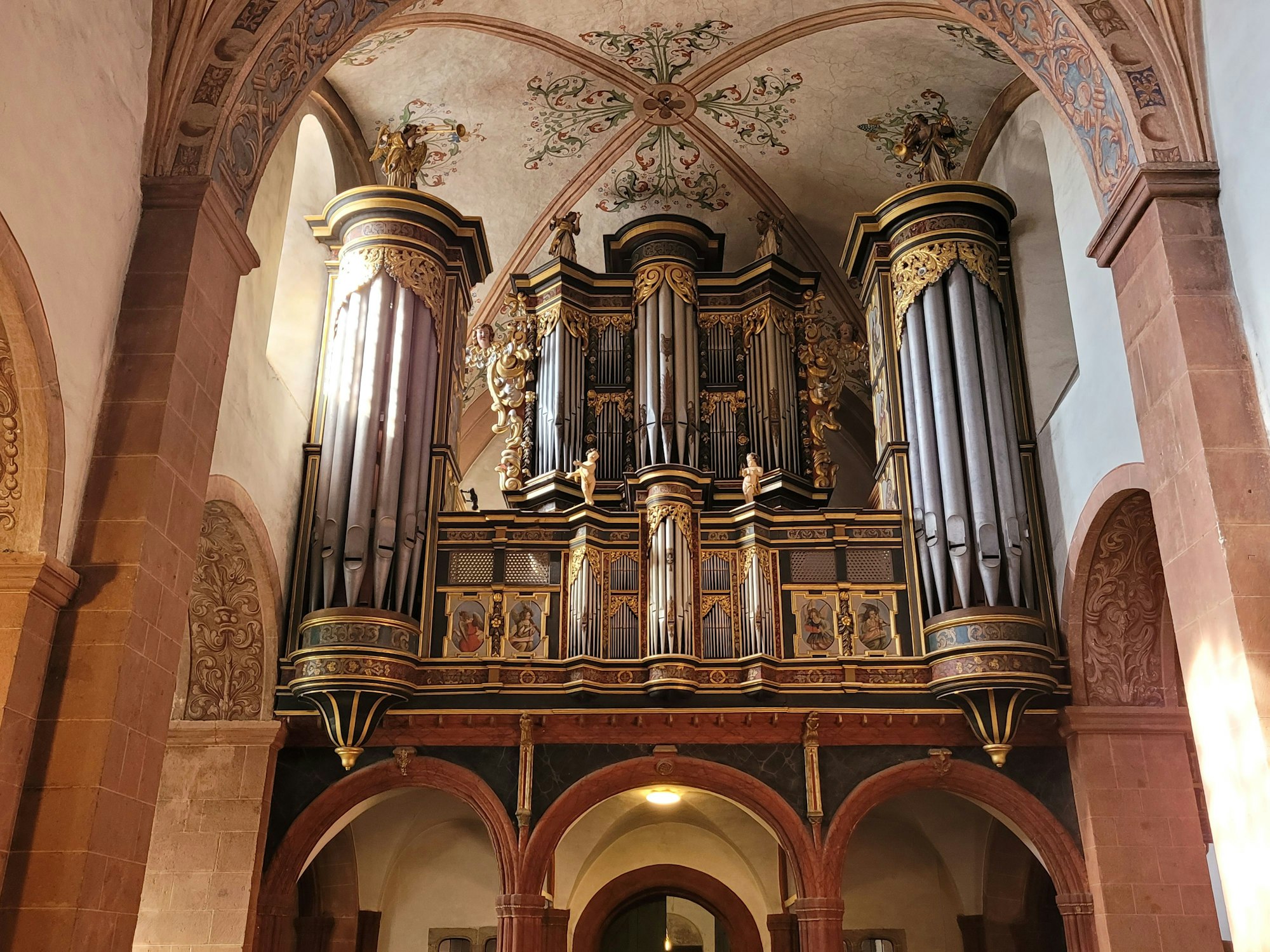 Aufnahme der König-Orgel in der Steinfelder Basilika