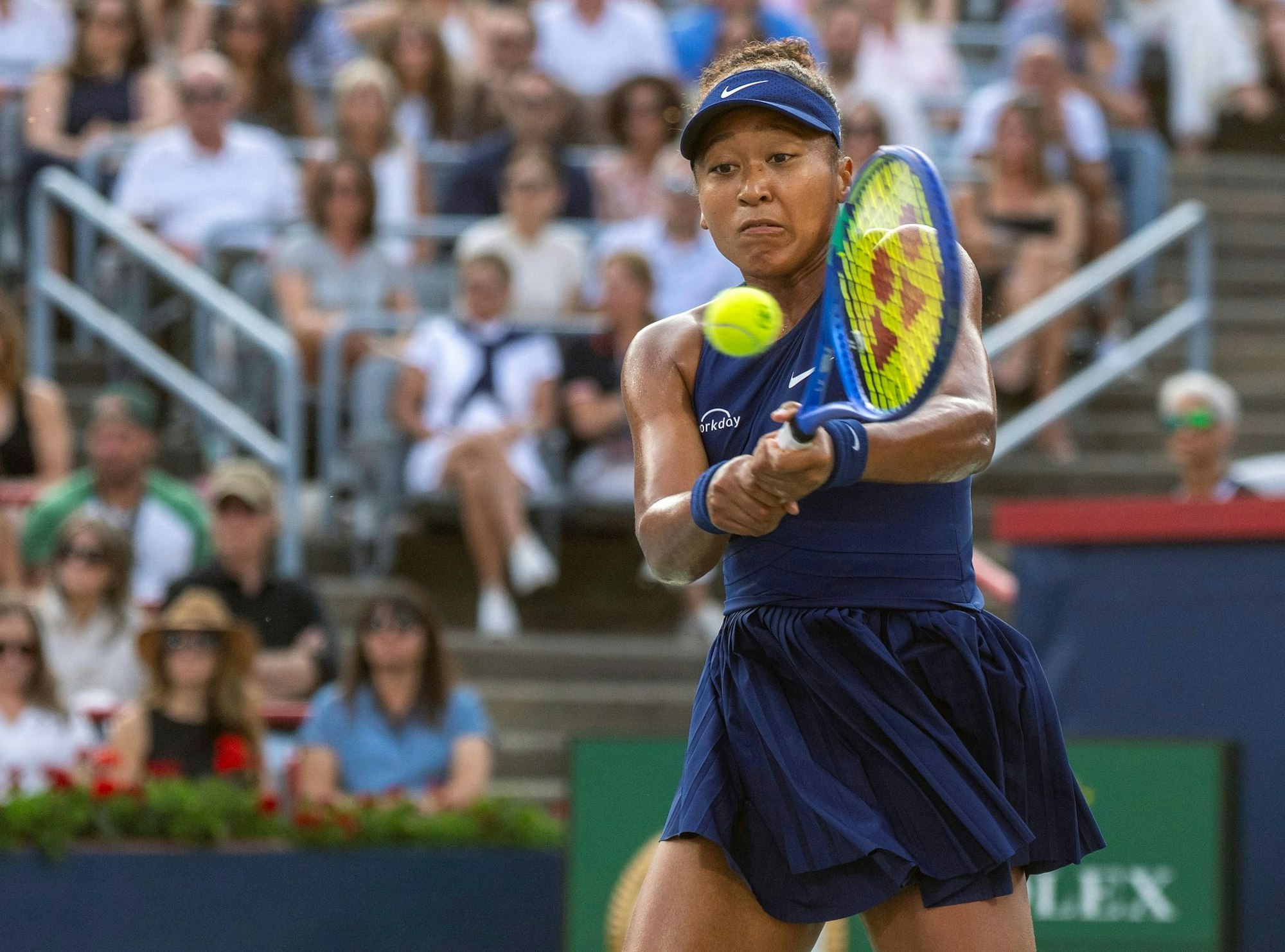 Osaka begann gut und verlor dann den Zugriff auf das Finale gegeb Mboko.