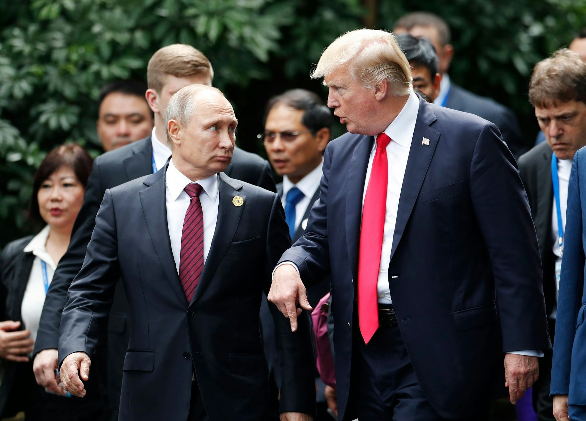 Trump und Putin trafen sich schon mehrmals - darunter in Vietnam. (Archivbild)