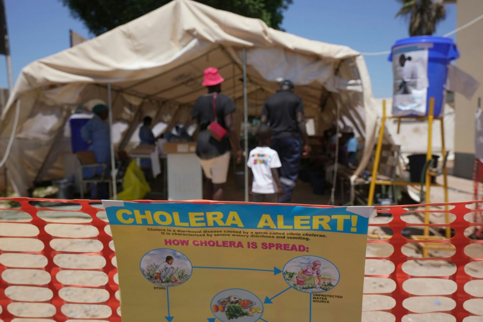 Ein Behandlungszentrum für Cholera-Patienten (Archivbild)