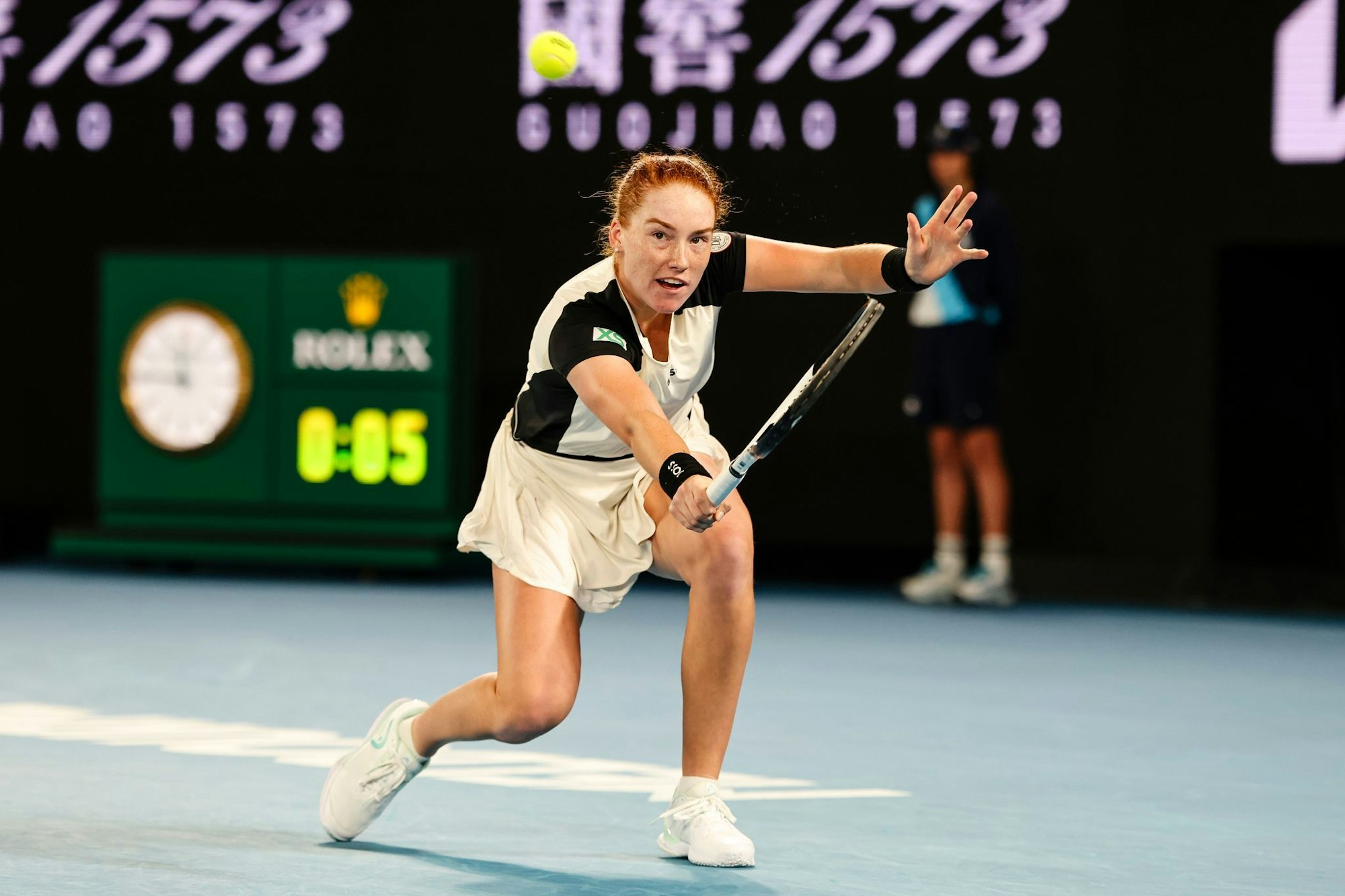 Ella Seidel hat beim Masters in Cincinnati die zweite Runde erreicht.