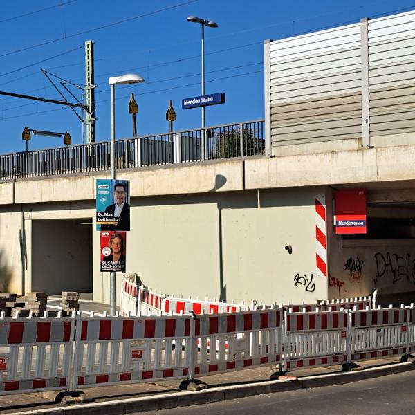 Bis Ende 2026 will die Deutsche Bahn den Bahnhof in Sankt Augustin-Menden zum „Zukunftsbahnhof“ umbauen.