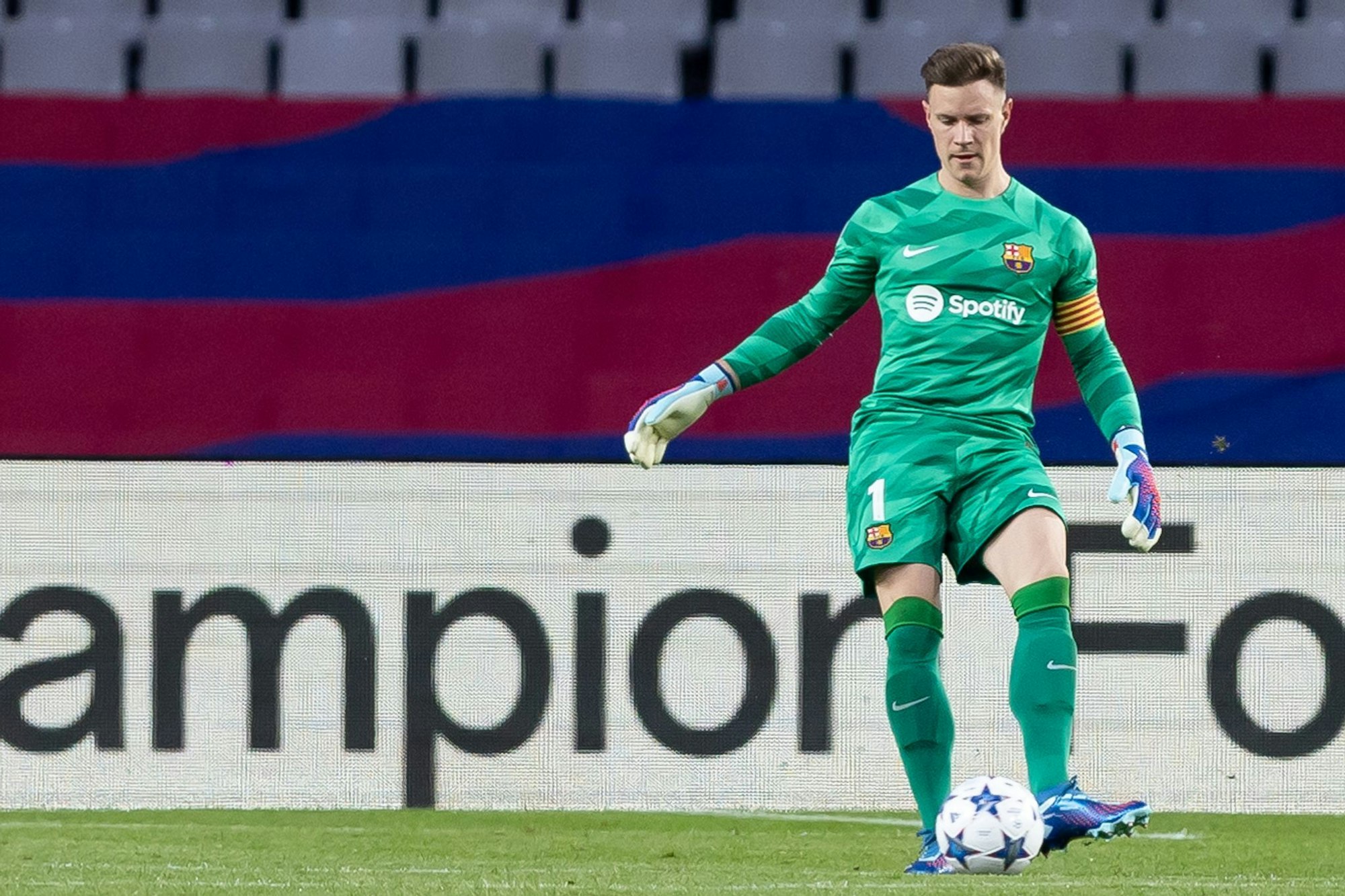 Ter Stegen äußerte sich vor den Fans.
