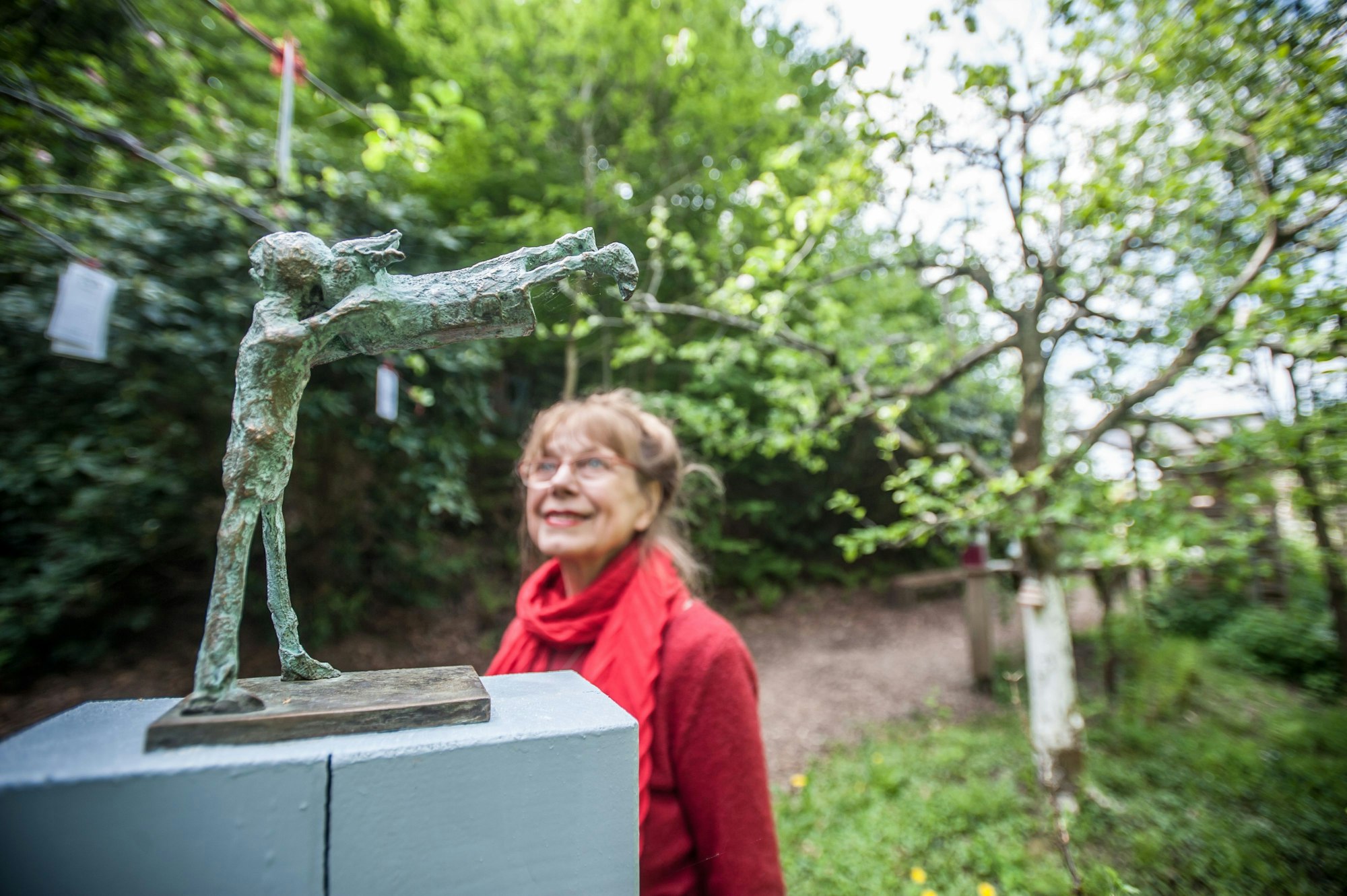 Ausstellung Sinneswald Wiecze Braun. Foto: Ralf Krieger