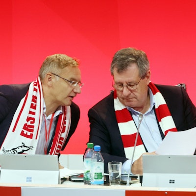 Eckhard Sauren (links) und Präsident Werner Wolf