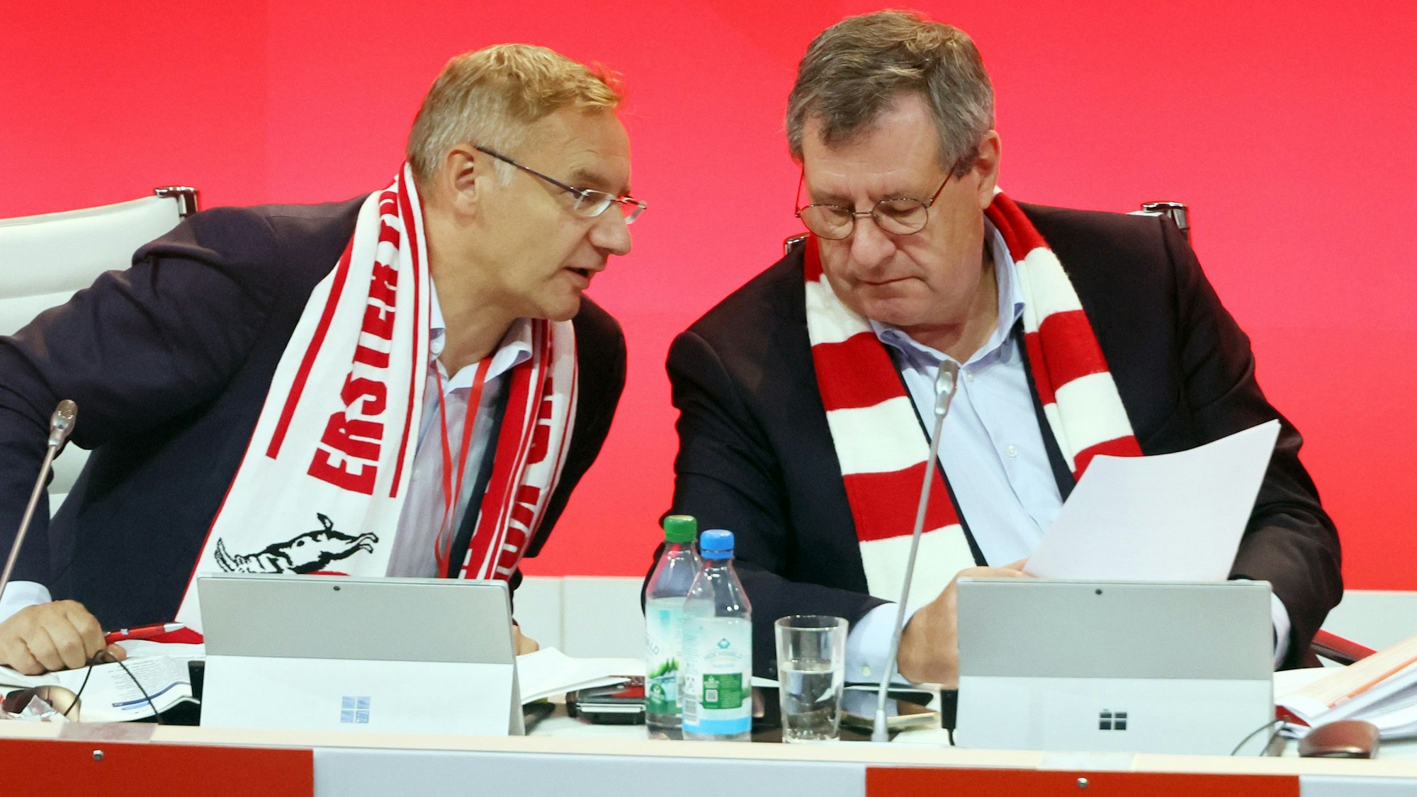 Eckhard Sauren (links) und Präsident Werner Wolf