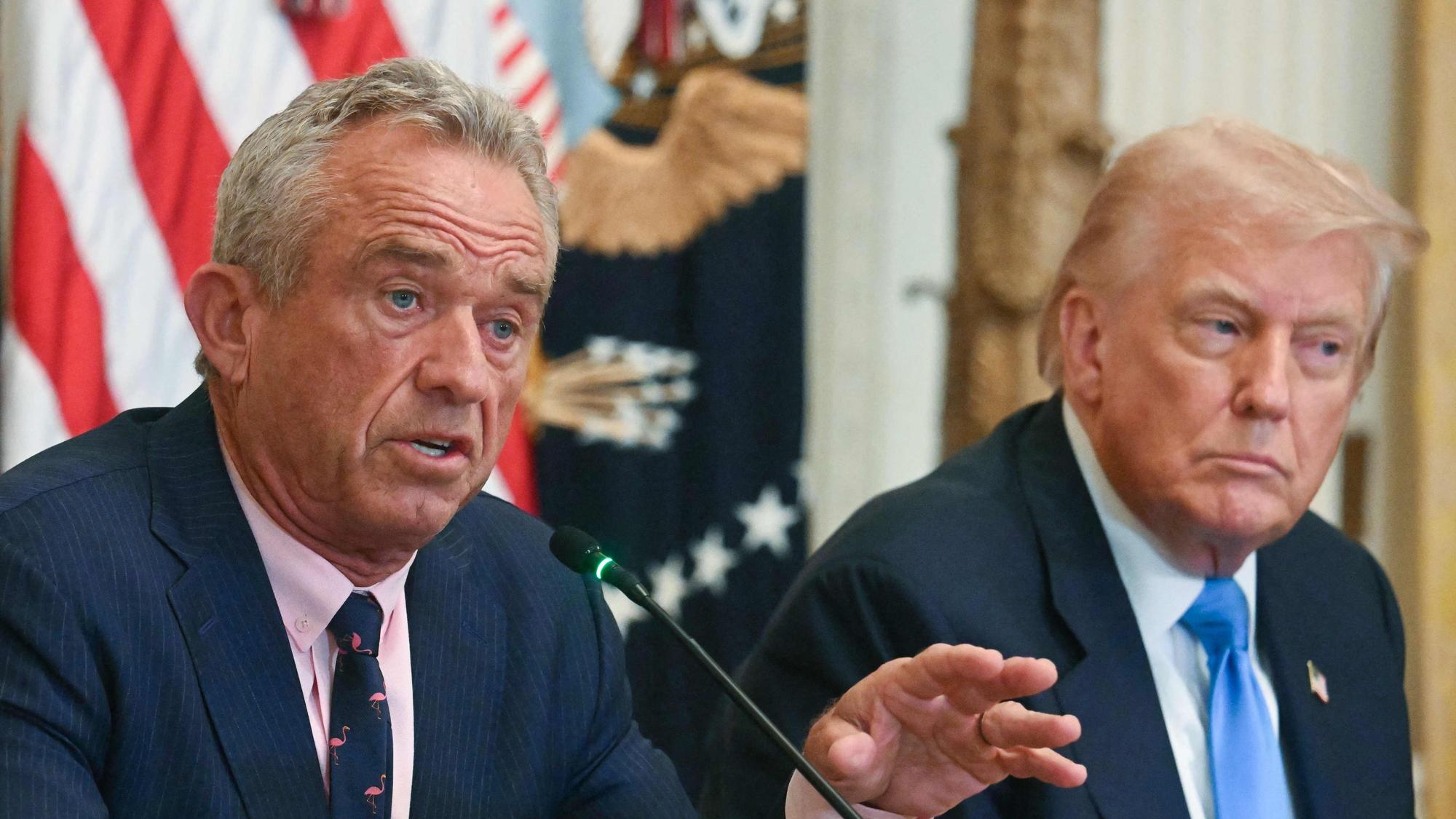 US-Präsident Donald Trump und Gesundheitsminister Robert F. Kennedy Jr.