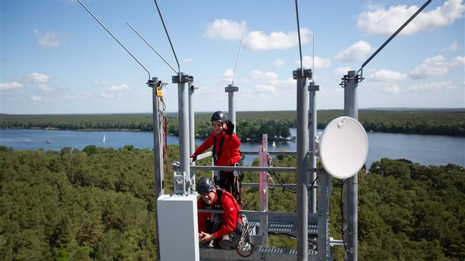Vodafone treibt den Netzausbau entlang der Wasserstraßen voran