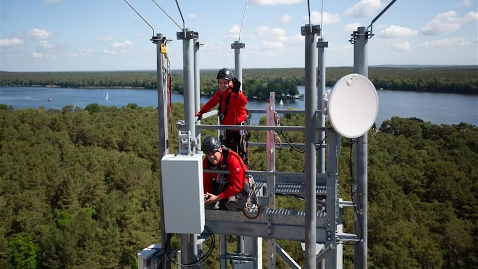 Vodafone treibt den Netzausbau entlang der Wasserstraßen voran