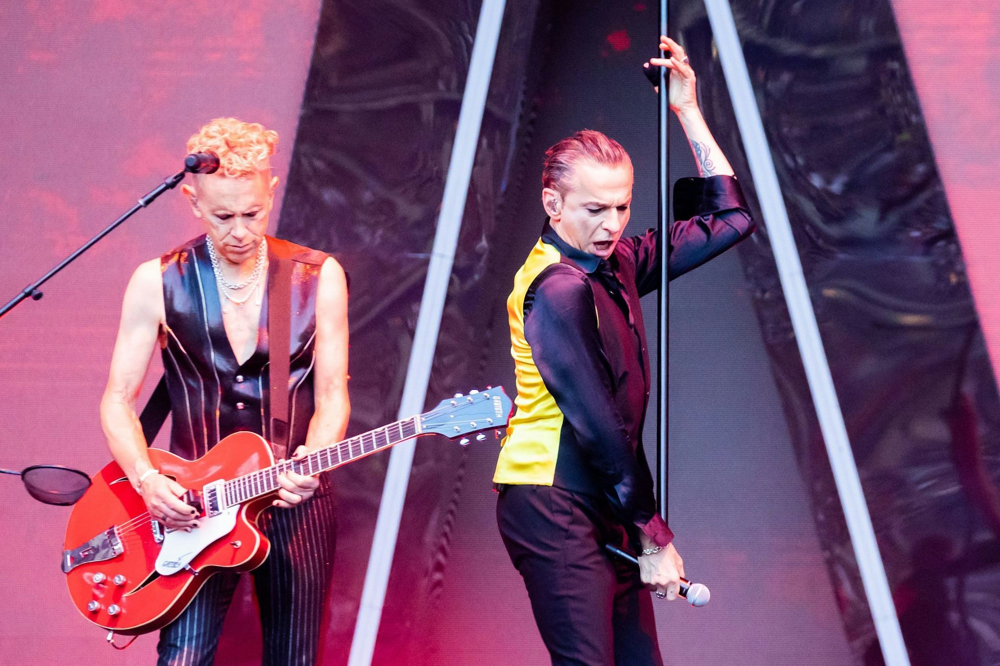 Das britische Elektro-Duo Depeche Mode bringt mit «Depeche Mode: M» einen neuen Konzertfilm auf die Kinoleinwände. (Archivfoto)