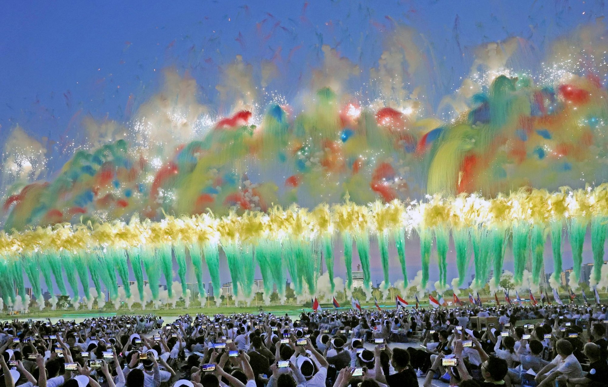 Am 7. August wurden die World Games in China eröffnet.
