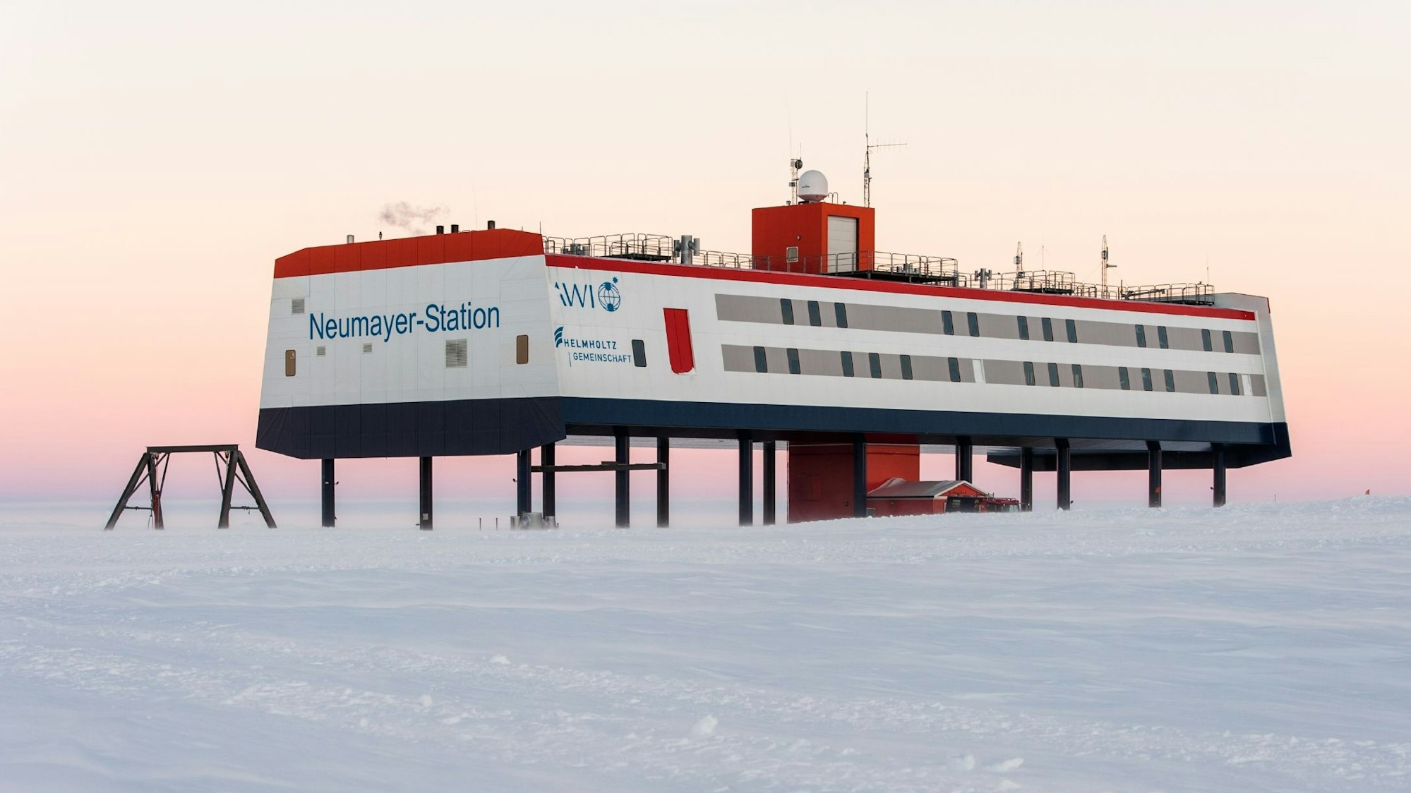 Die deutsche Antarktis-Forschungsstation Neumayer-Station III.