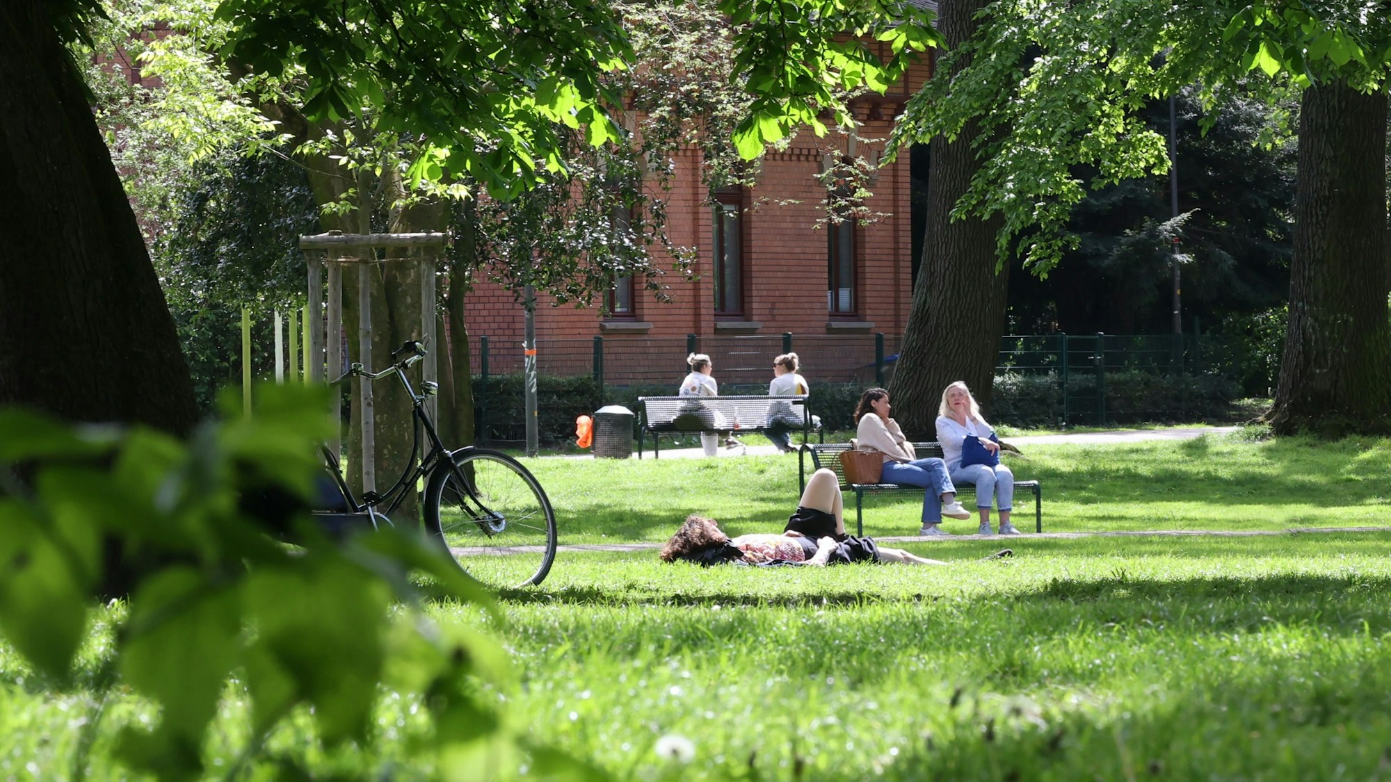 29.04.2024
Köln:
Stadtgarten im Sonnenschein
Erster warmer Tag seit langem und die Kölner genieren das Wetter
Foto: Martina Goyert