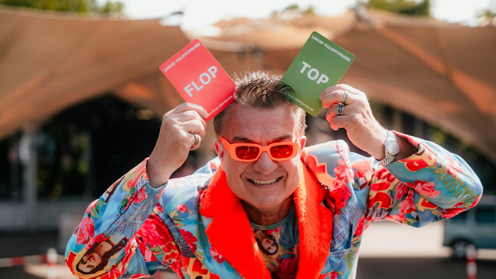 Flop oder top? Linus freut sich auf das Comeback der Talentprobe im Tanzbrunnen.