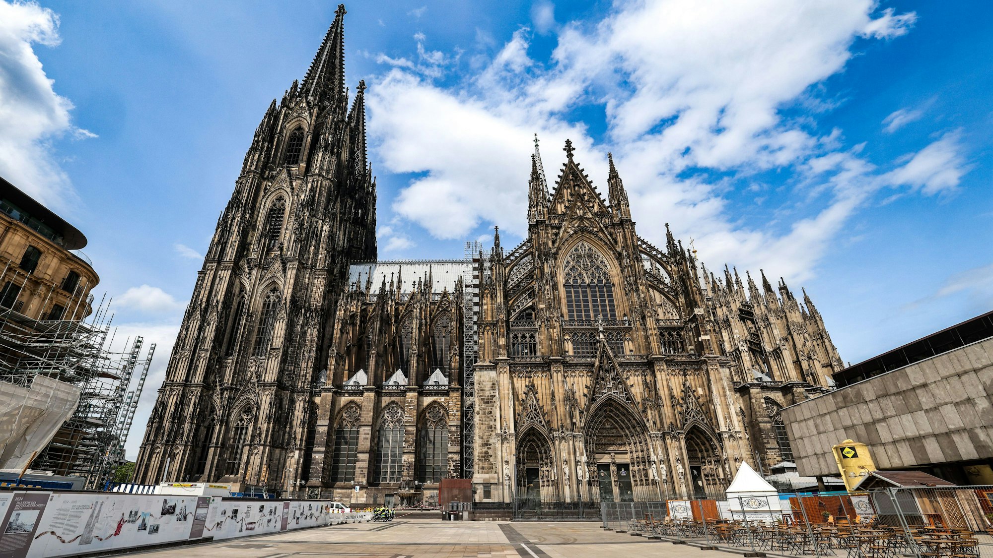 Der Vorfall ereignete sich an einem der Eingänge zum Kölner Dom.