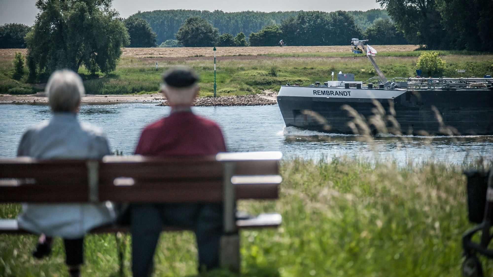 Hitdorf, Rheinufer. Foto: Ralf Krieger
