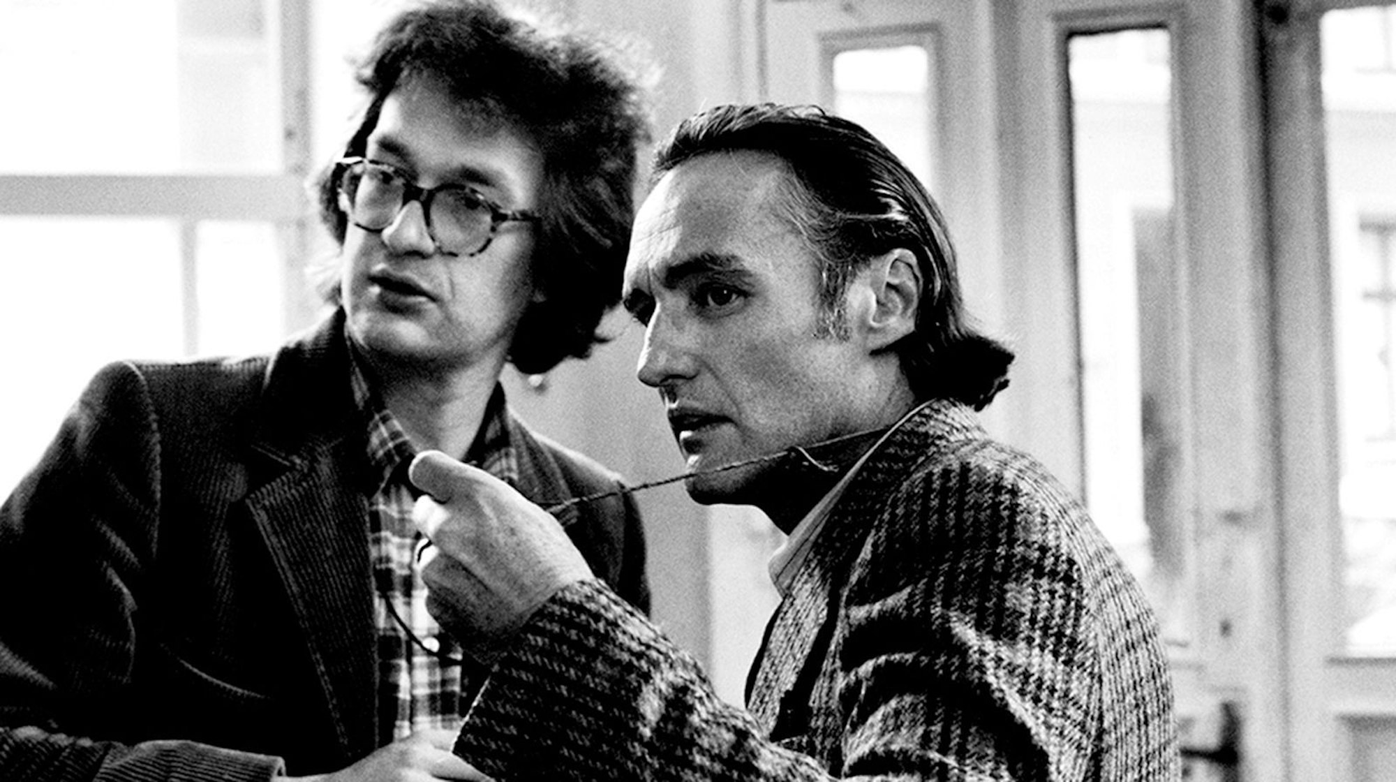 Mit Dennis Hopper in der Hauptrolle drehte Wenders (links) das Krimidrama „Der Amerikanische Freund“. (Bild: NDR/Wim Wenders Stiftung)