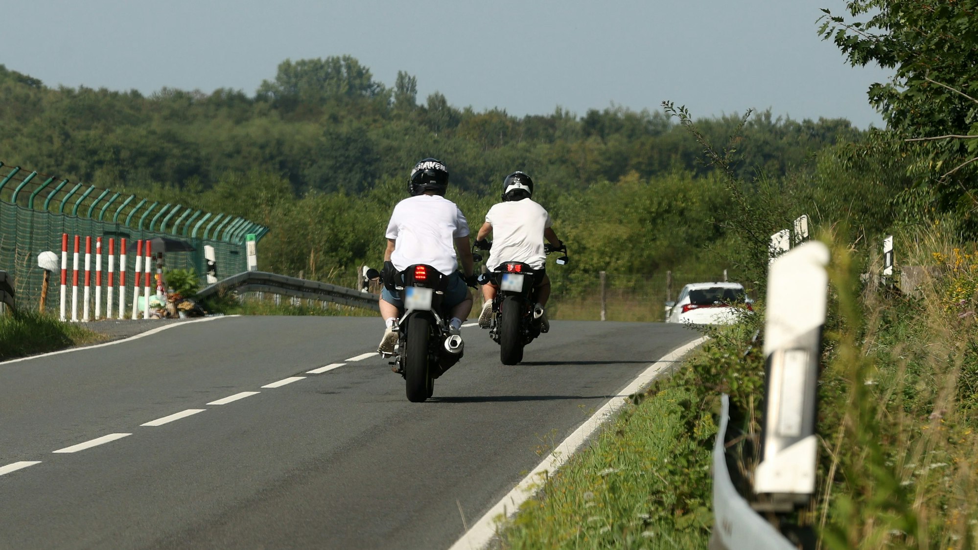 Die Alte Kölner Straße ist bei Motorradfahreren beliebt.