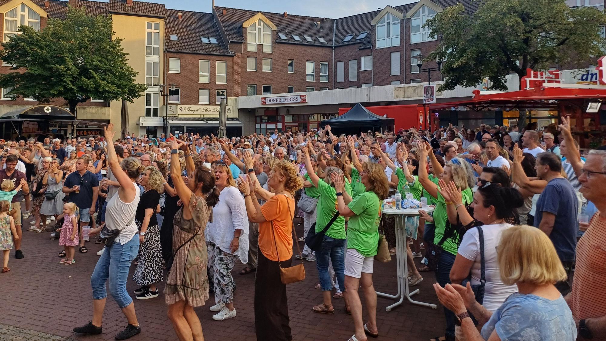 Szene vom Livelingen-Konzert Mitte August 2025