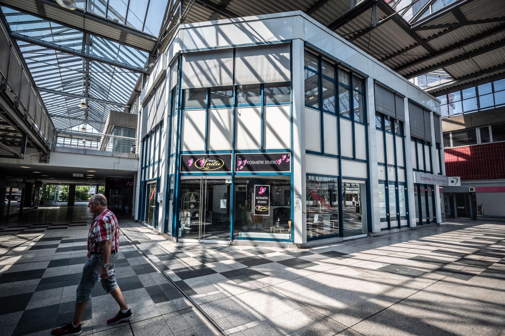 Ladenlokal Kosmetikstudio Hamwi Samer City C Leverkusen . Bild: Ralf Krieger