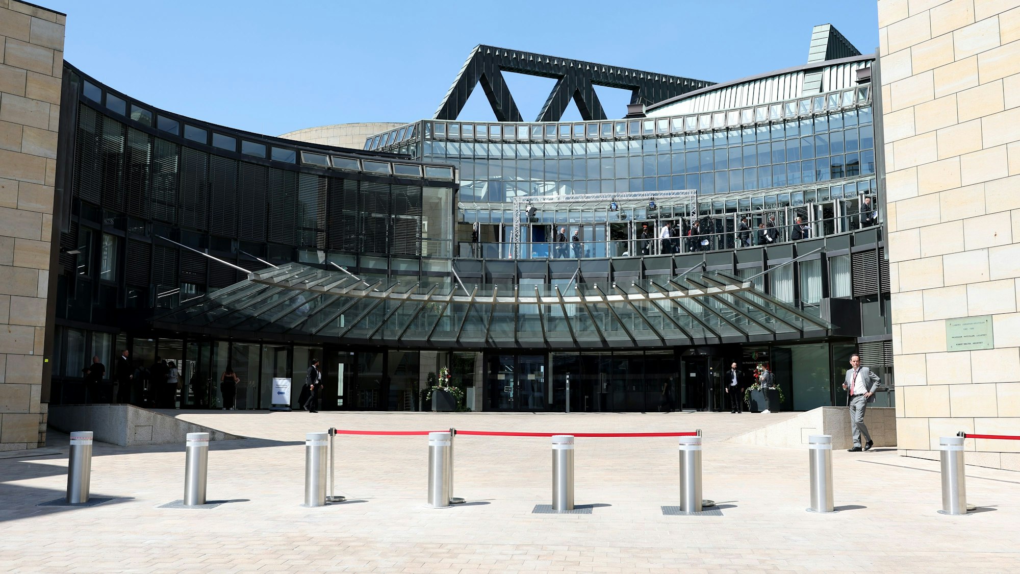 Außenansicht des Landtags Nordrhein-Westfalen.