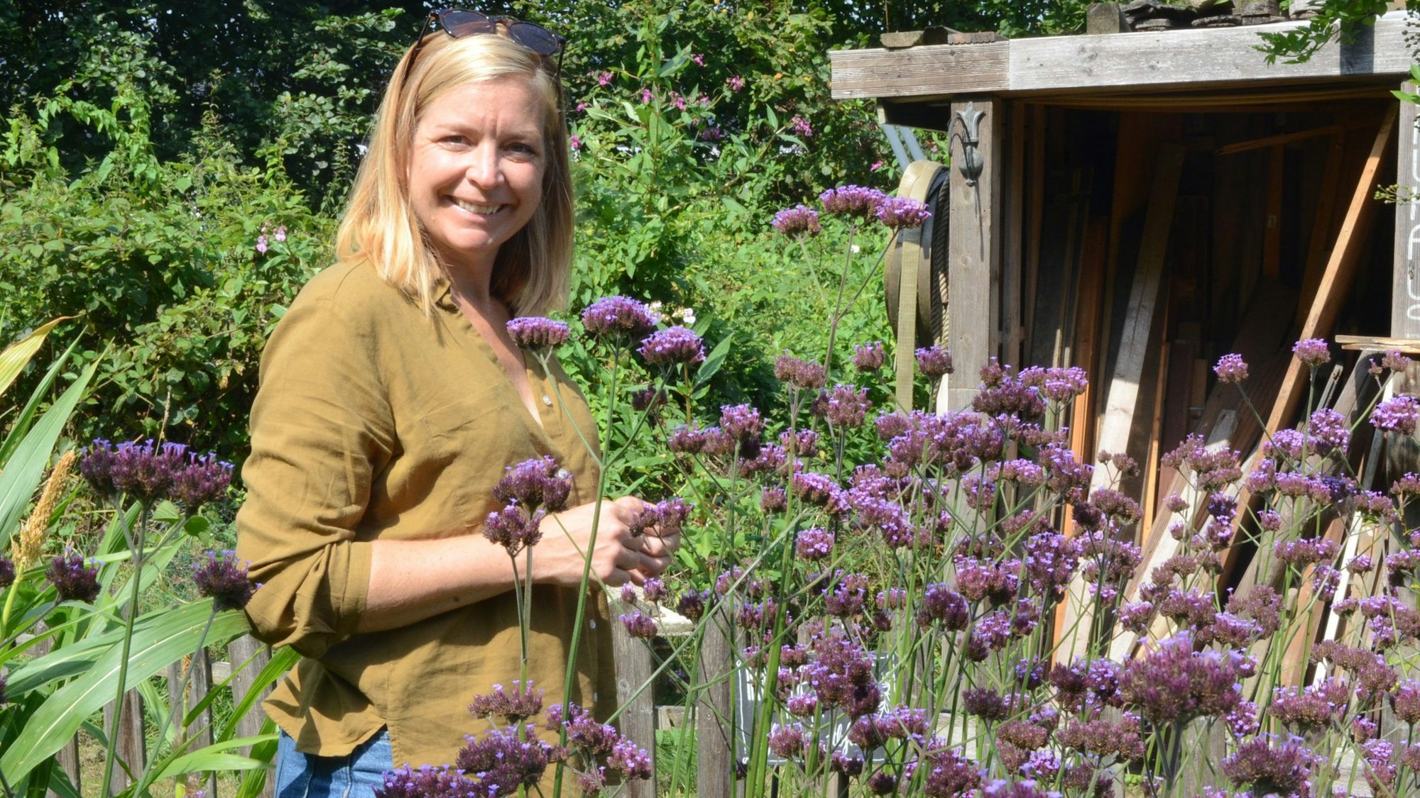 Seit fünf Jahren gibt es die Dorfwiese in Neuhonrath; "ein Garten für Gemeinschaft eher als ein Gemeinschaftsgarten", sagt die Initiatorin Caro Schulte-Bisping