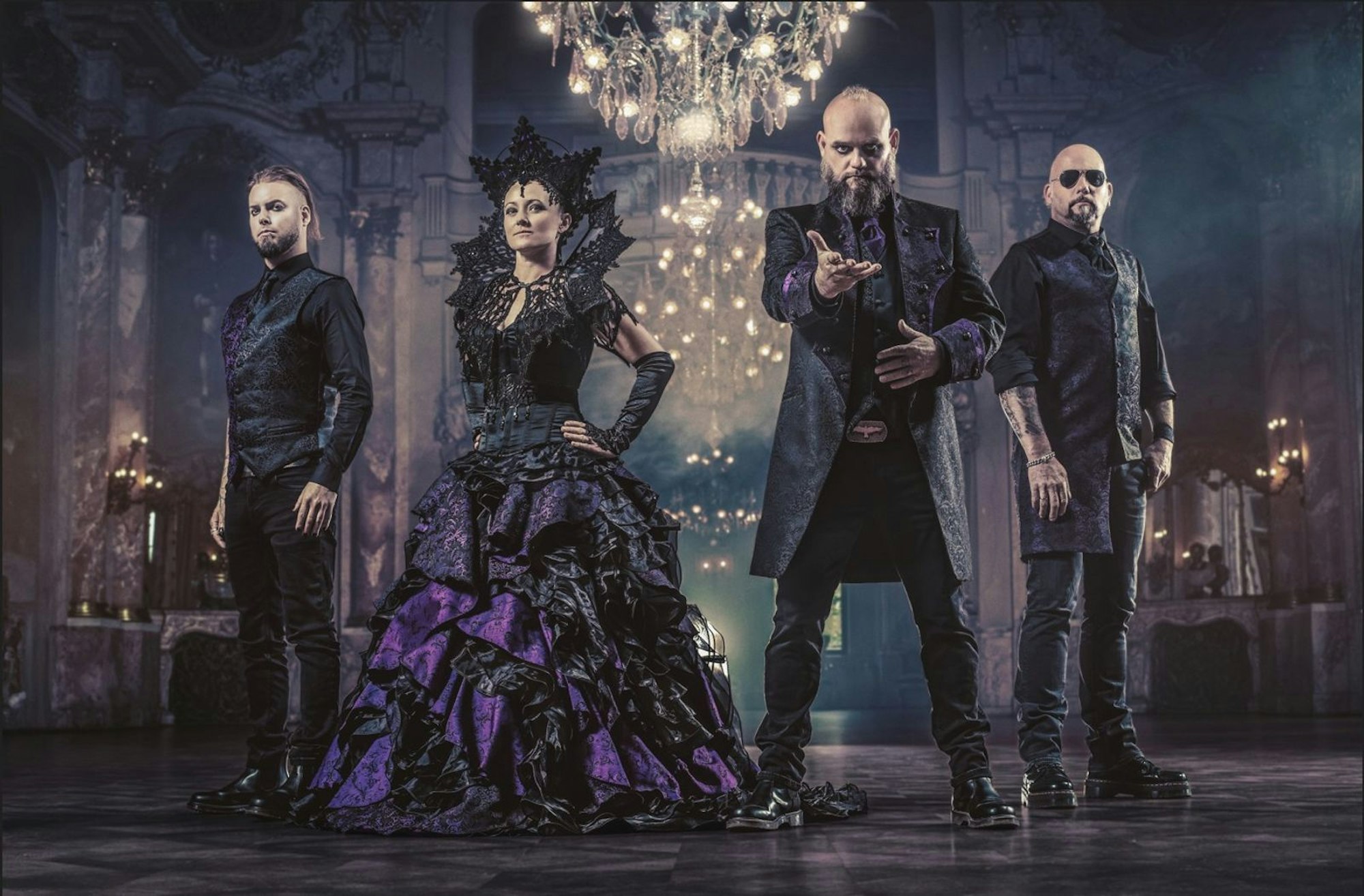 Dark Rock mit Pathos und Empathie: Nach zwei Nummer-eins-Alben hintereinander versuchen Mono Inc. mit „Darkness“ nun ihren dritten Streich. (Bild: VDPictures)