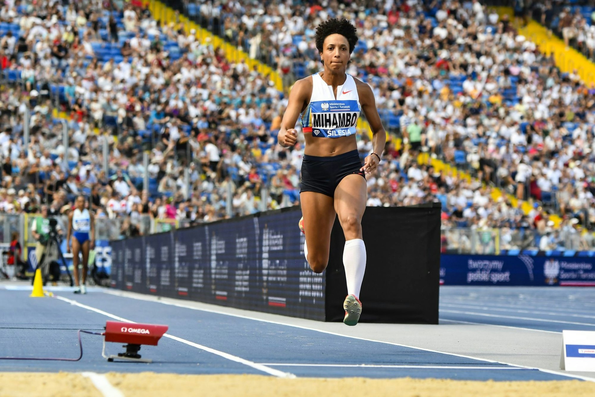 Malaika Mihambo musste sich in Chorzow mit Platz vier zufriedengeben.