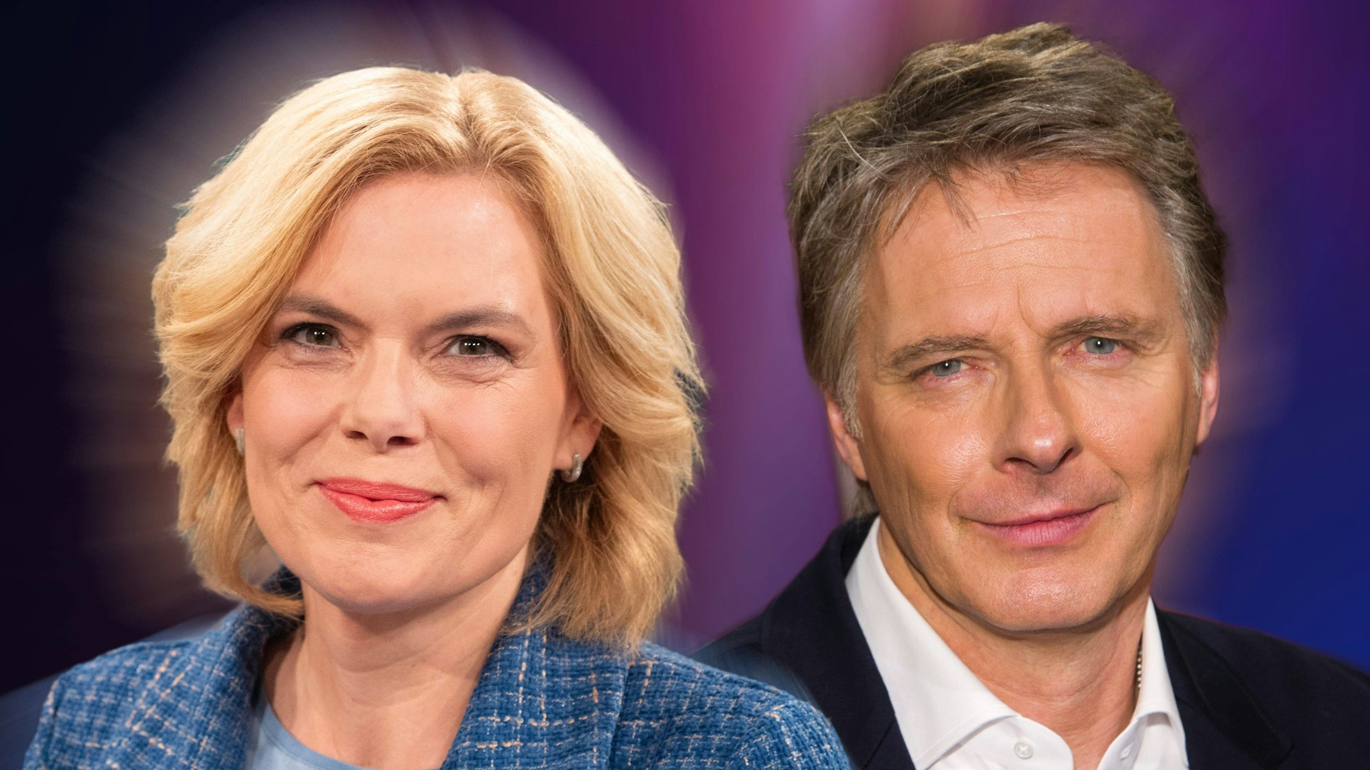 Bildercollage Julia Klöckner und Joerg Pilawa.