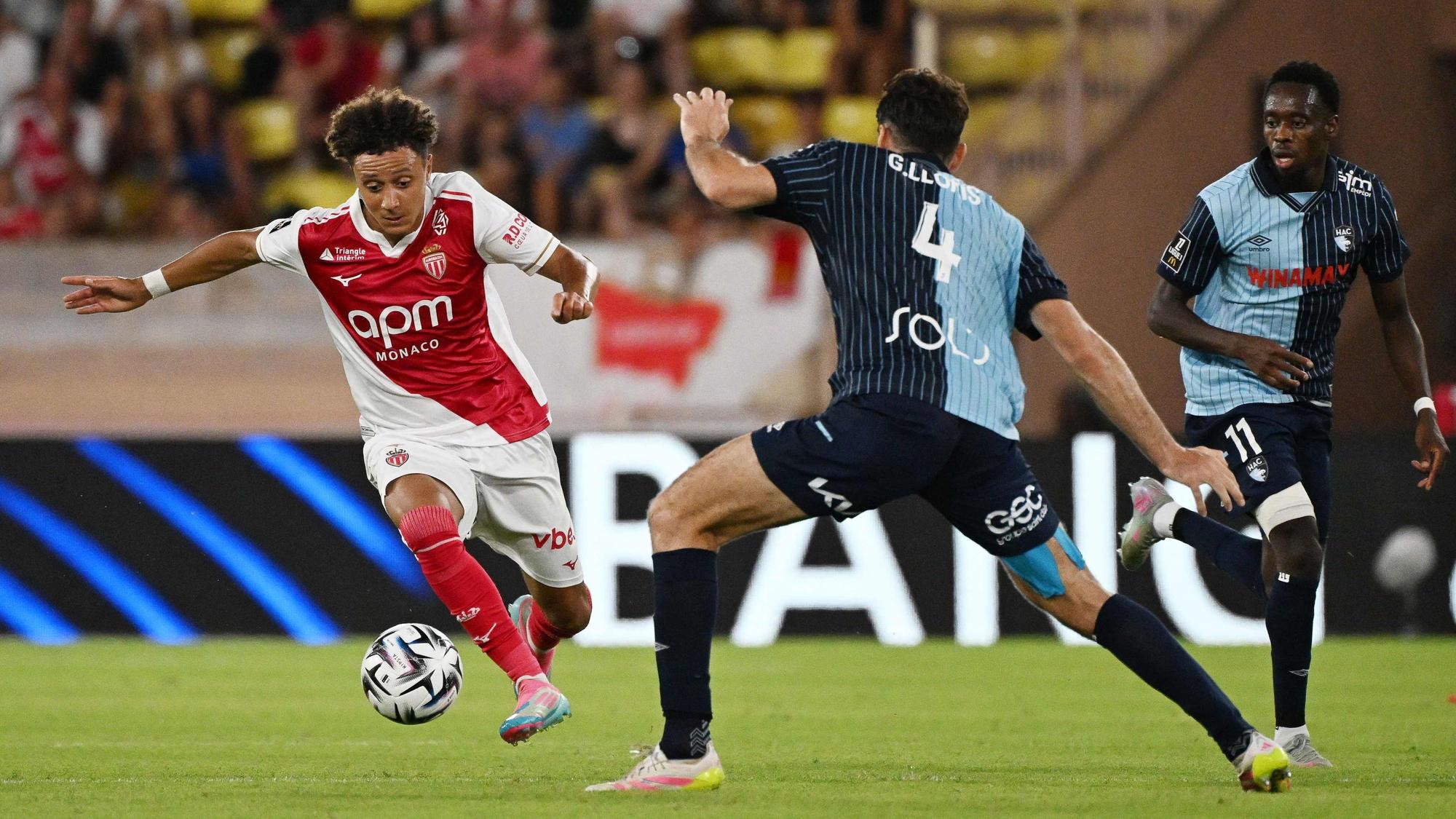 Monacos Eliesse Ben Seghir am Samstag im Erstligaspiel gegen Le Havre