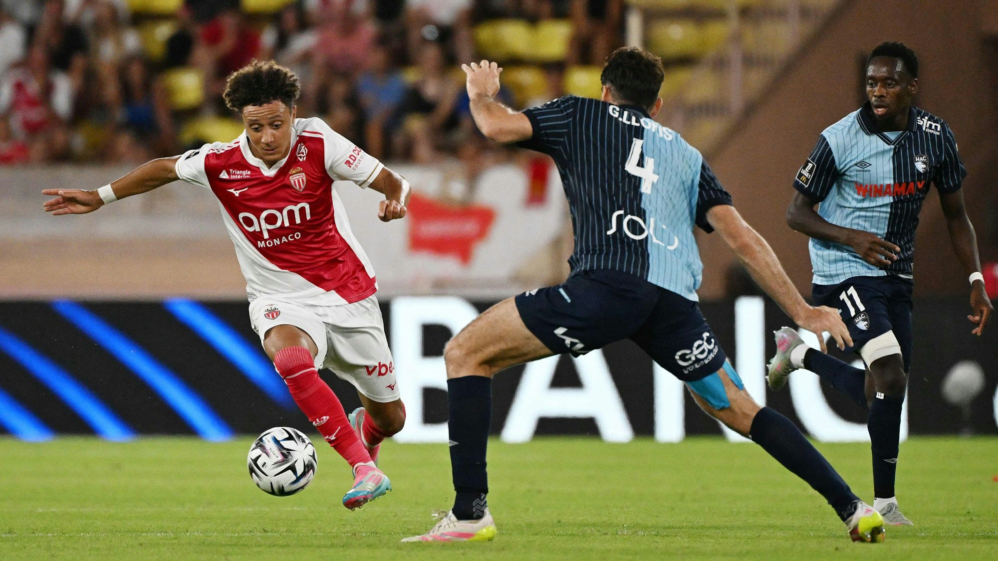 Monacos Eliesse Ben Seghir am Samstag im Erstligaspiel gegen Le Havre