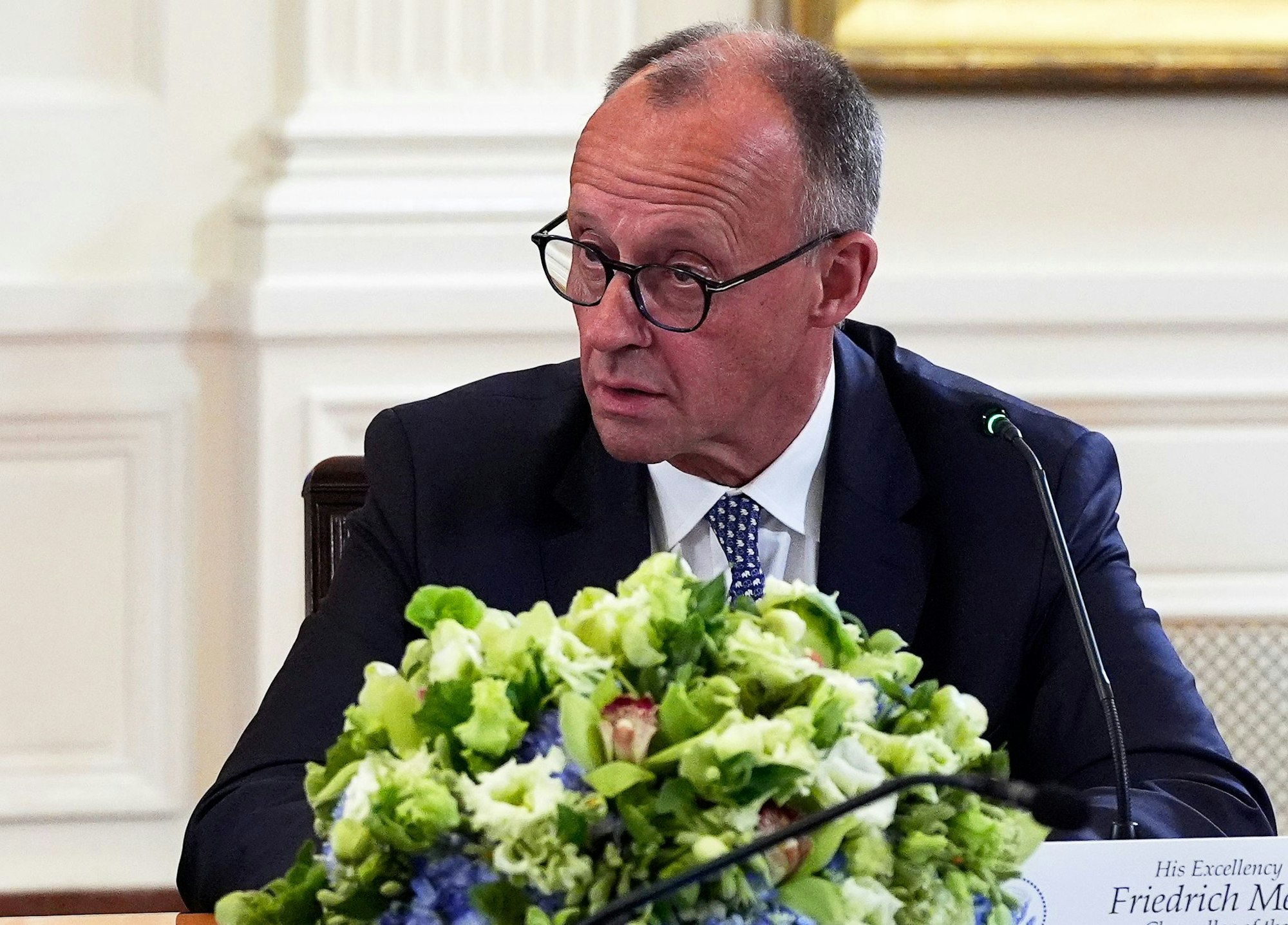 Bundeskanzler Merz sprach sich in Washington für eine schnelle Waffenruhe aus