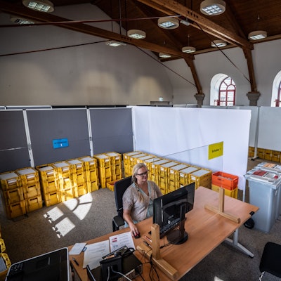 Das Briefwahlbüro zur Kommunalwahl und zur Wahl des Intergrationsrats ist seit dem 11. august geöffnet. Bild: Ralf Krieger