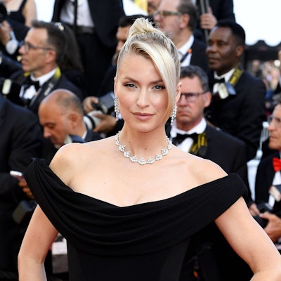 Die „GNTM“-Gewinnerin der ersten Stunde, Lena Gercke, auf dem roten Teppich.