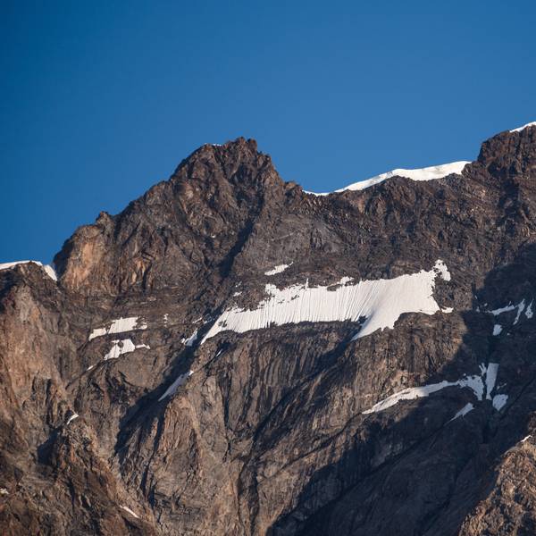 Die Dufourspitze am Monte Rosa.