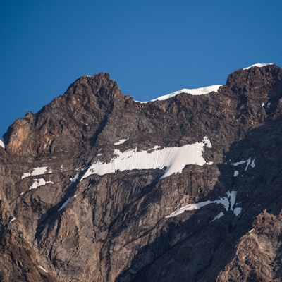 Die Dufourspitze am Monte Rosa.