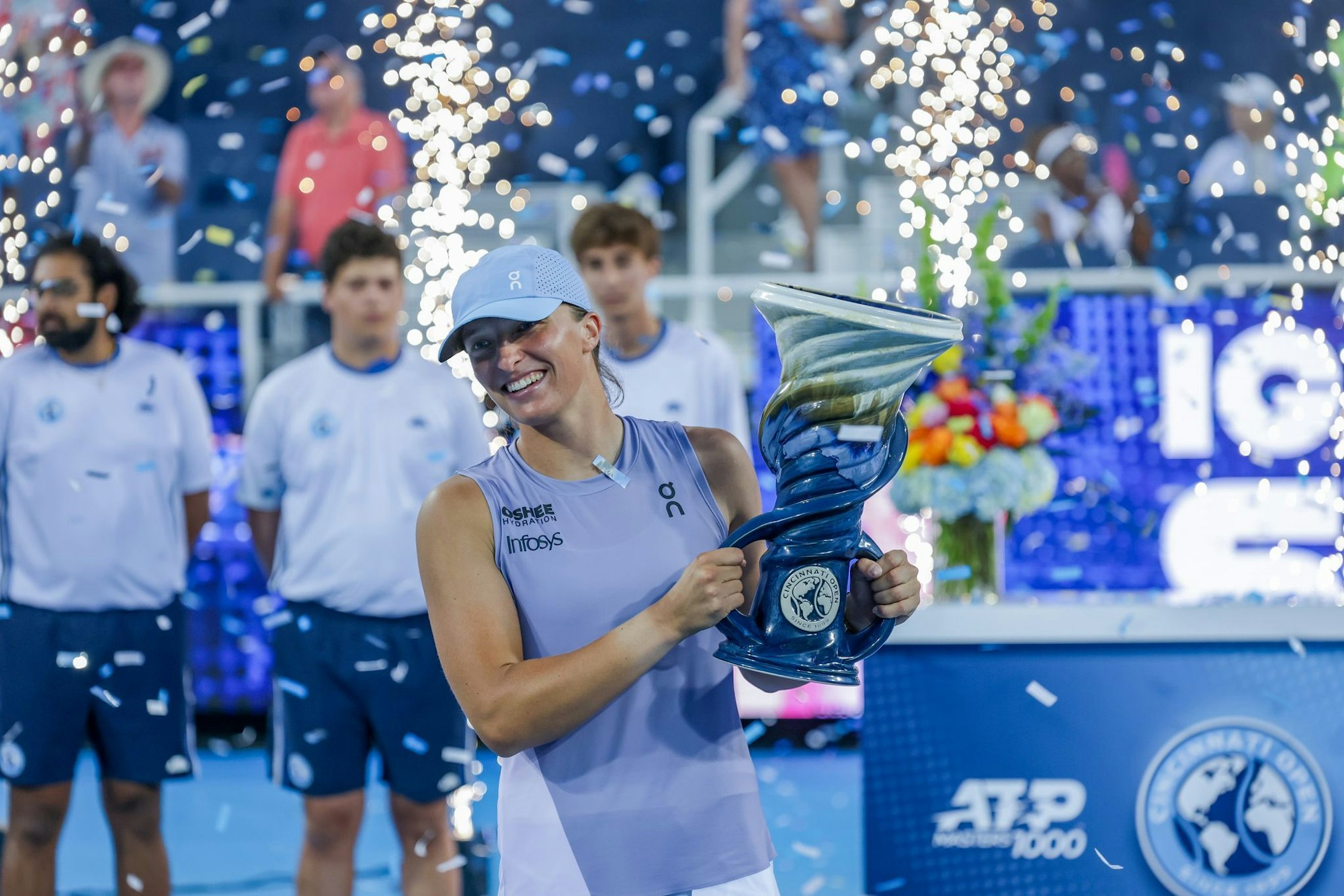 Iga Swiatek ist erstmals Siegerin beim Tennis-Turnier in Cincinnati.
