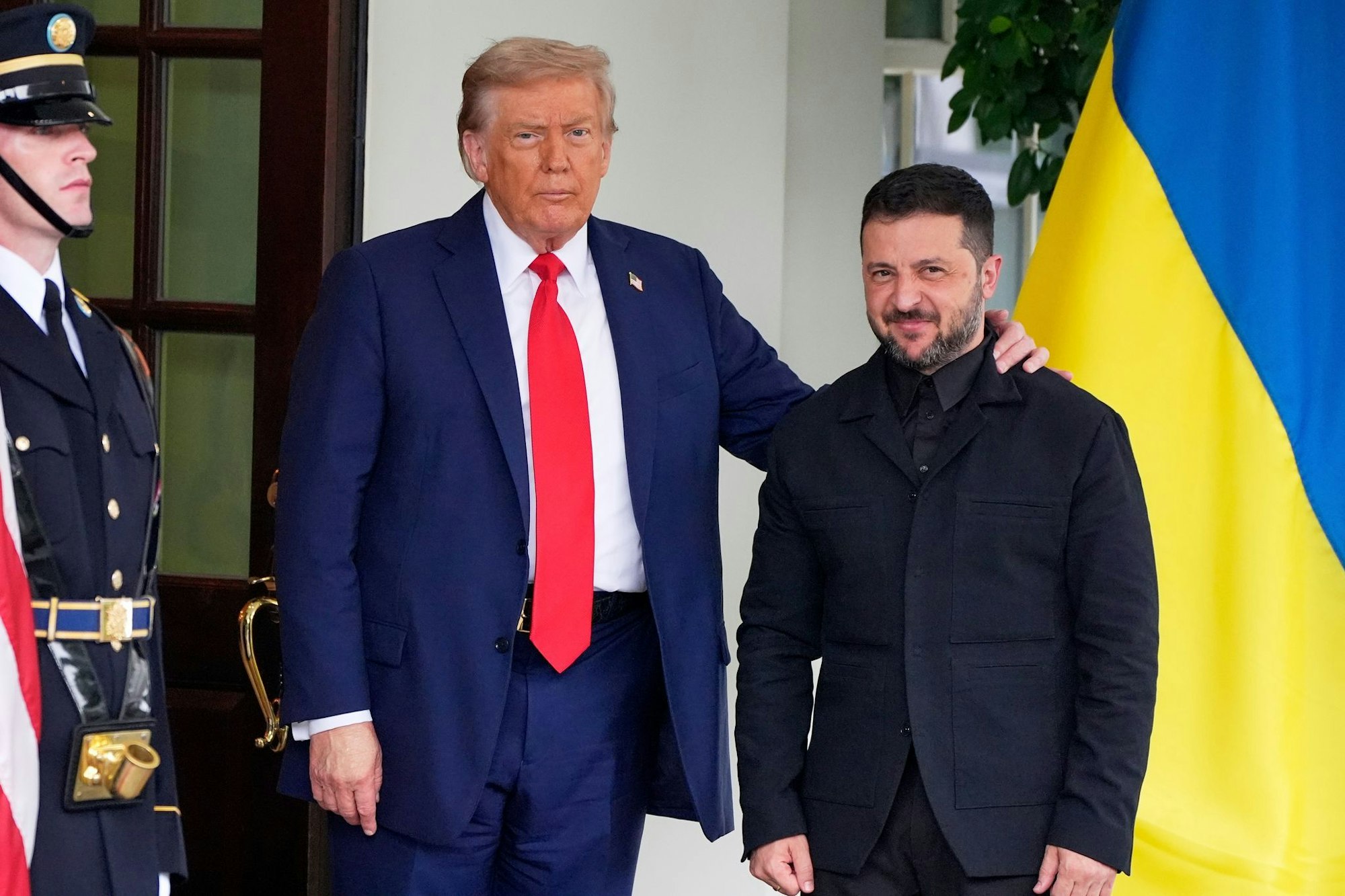 Der Empfang für den ukrainischen Präsidenten Selenskyj im Weißen Haus war freundlich.