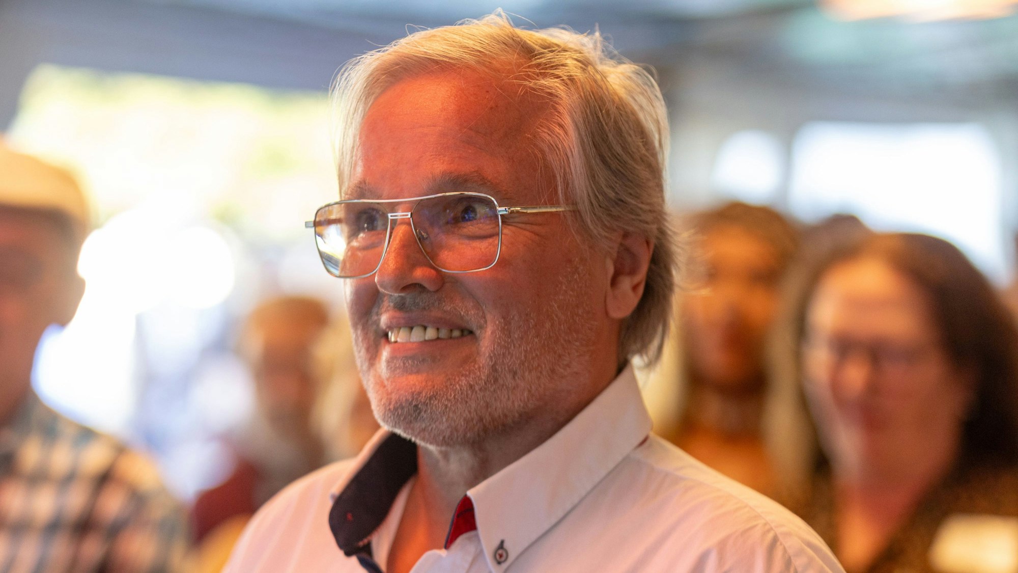 Ernst-Ludwig Hartz bei seiner Preisverleihung in Bonn.