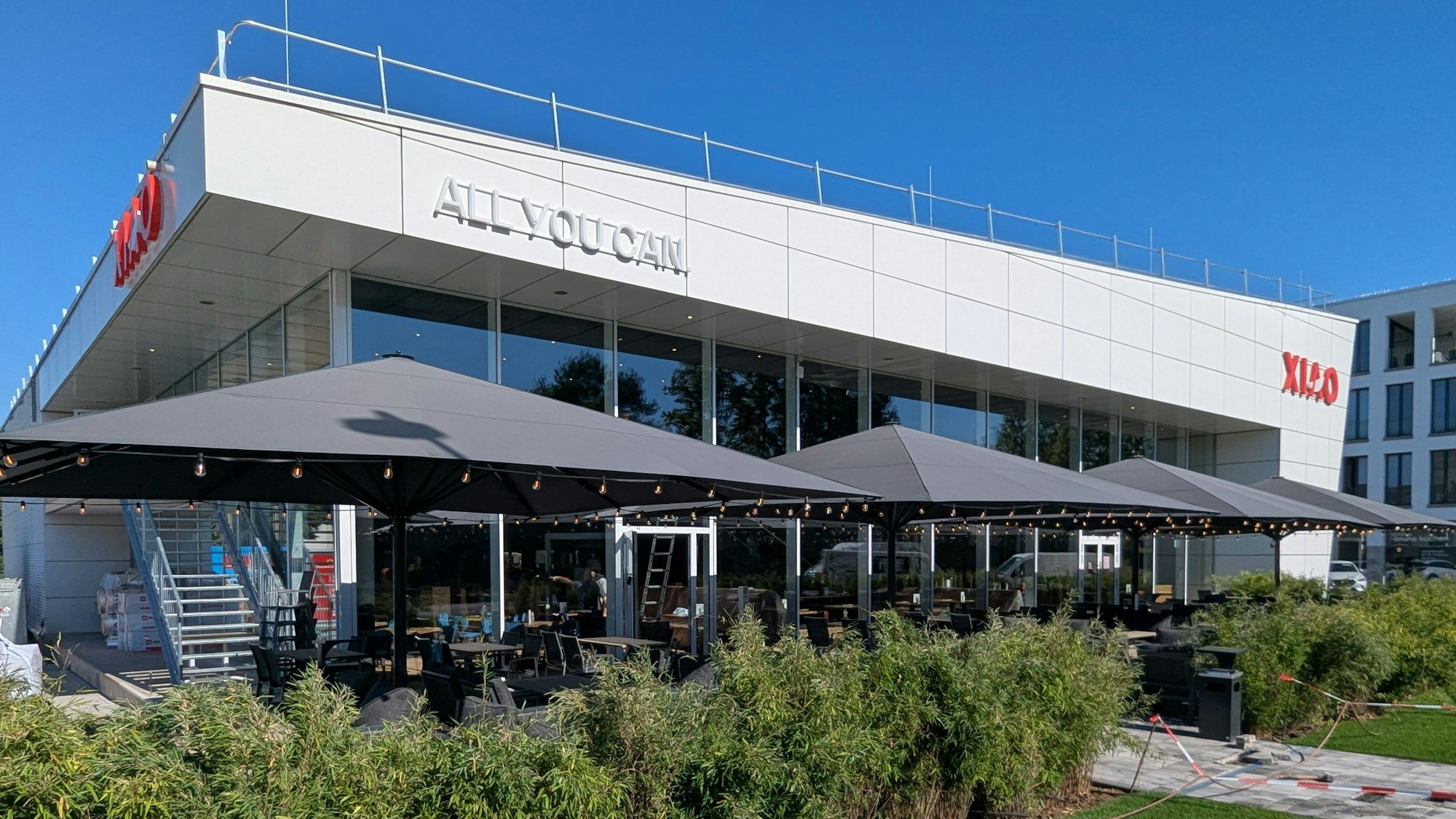 Das Foto zeigt eine Außenansicht des Restaurants.