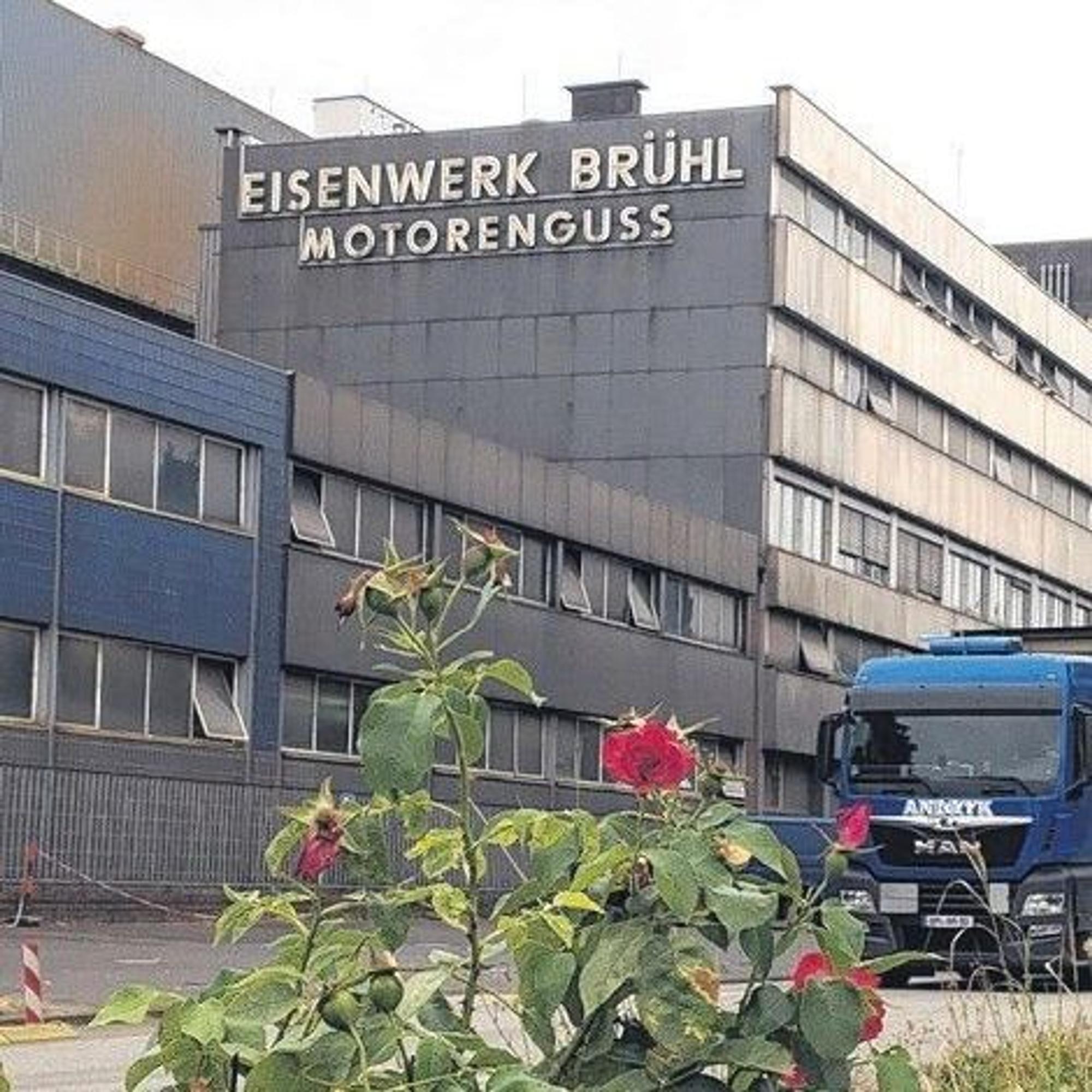 Das Bild zeigt das Eisenwerk von der Außenseite.