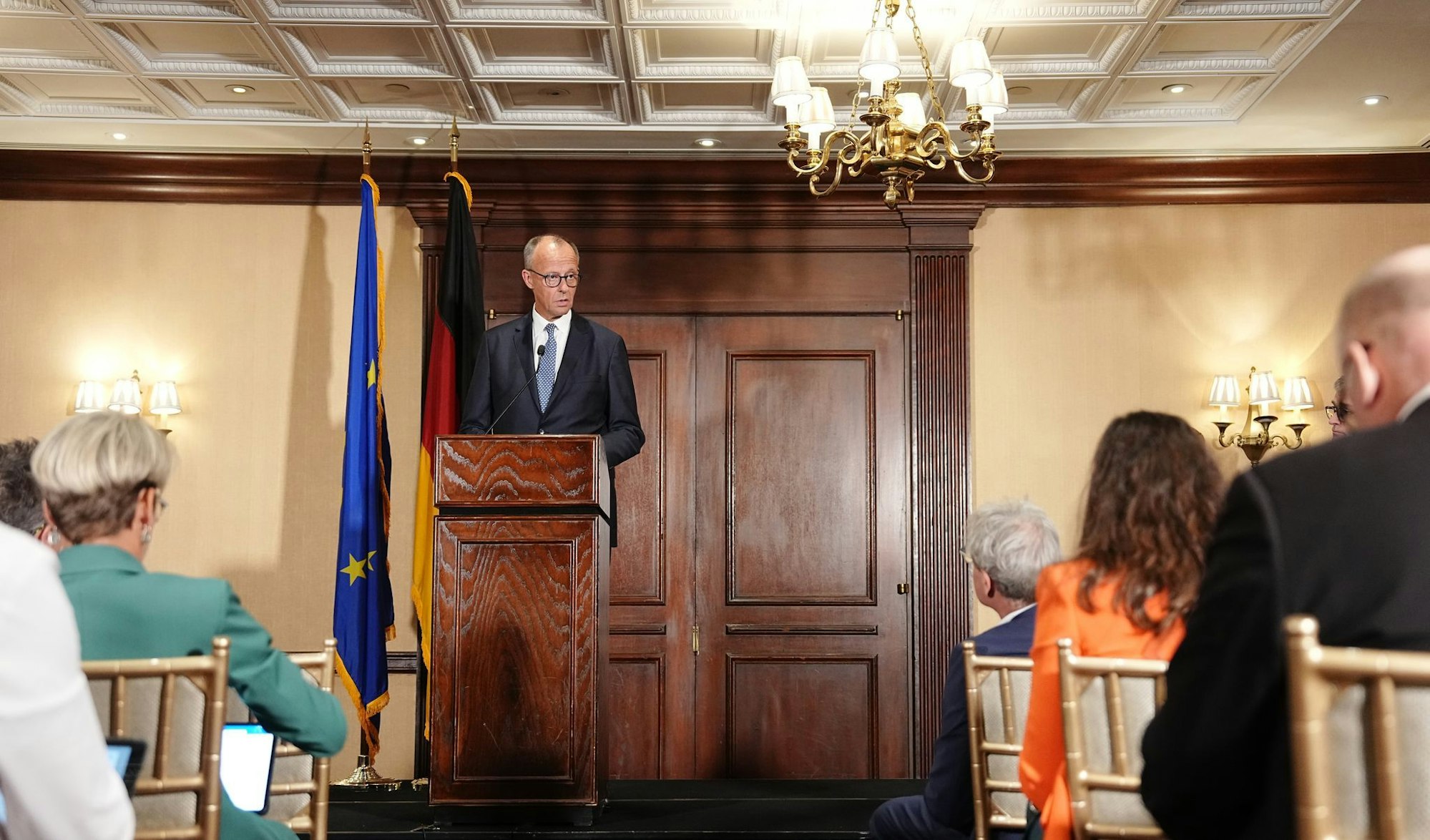 Merz zog eine positive Bilanz des Ukraine-Gipfels in Washington.