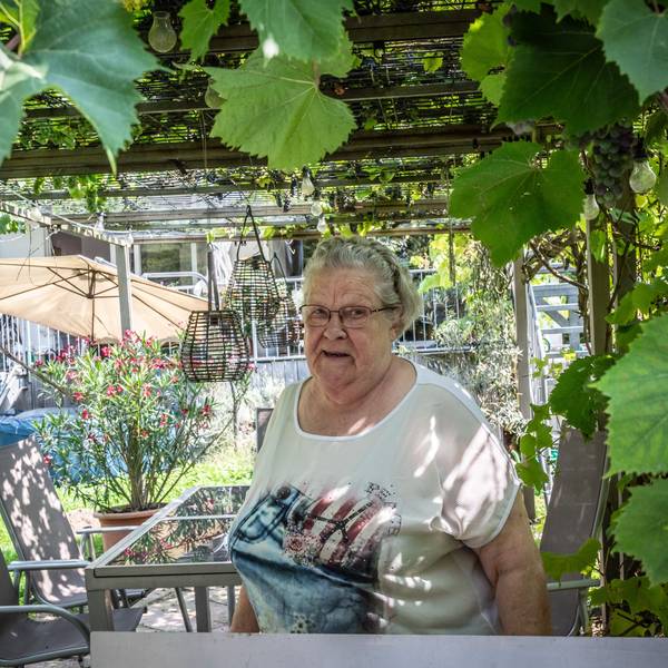 Gisela Kronenberg zu Hause. Bild: Ralf Krieger