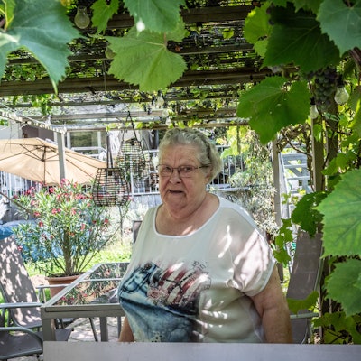Gisela Kronenberg zu Hause. Bild: Ralf Krieger