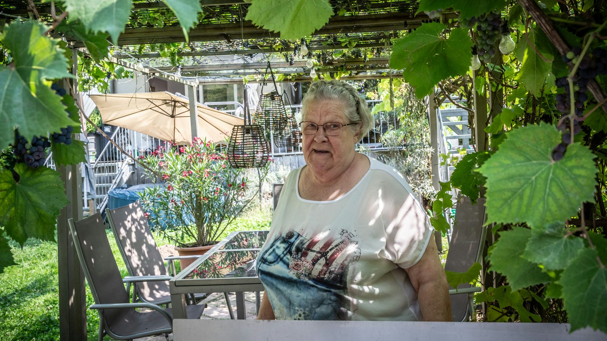 Gisela Kronenberg zu Hause. Bild: Ralf Krieger