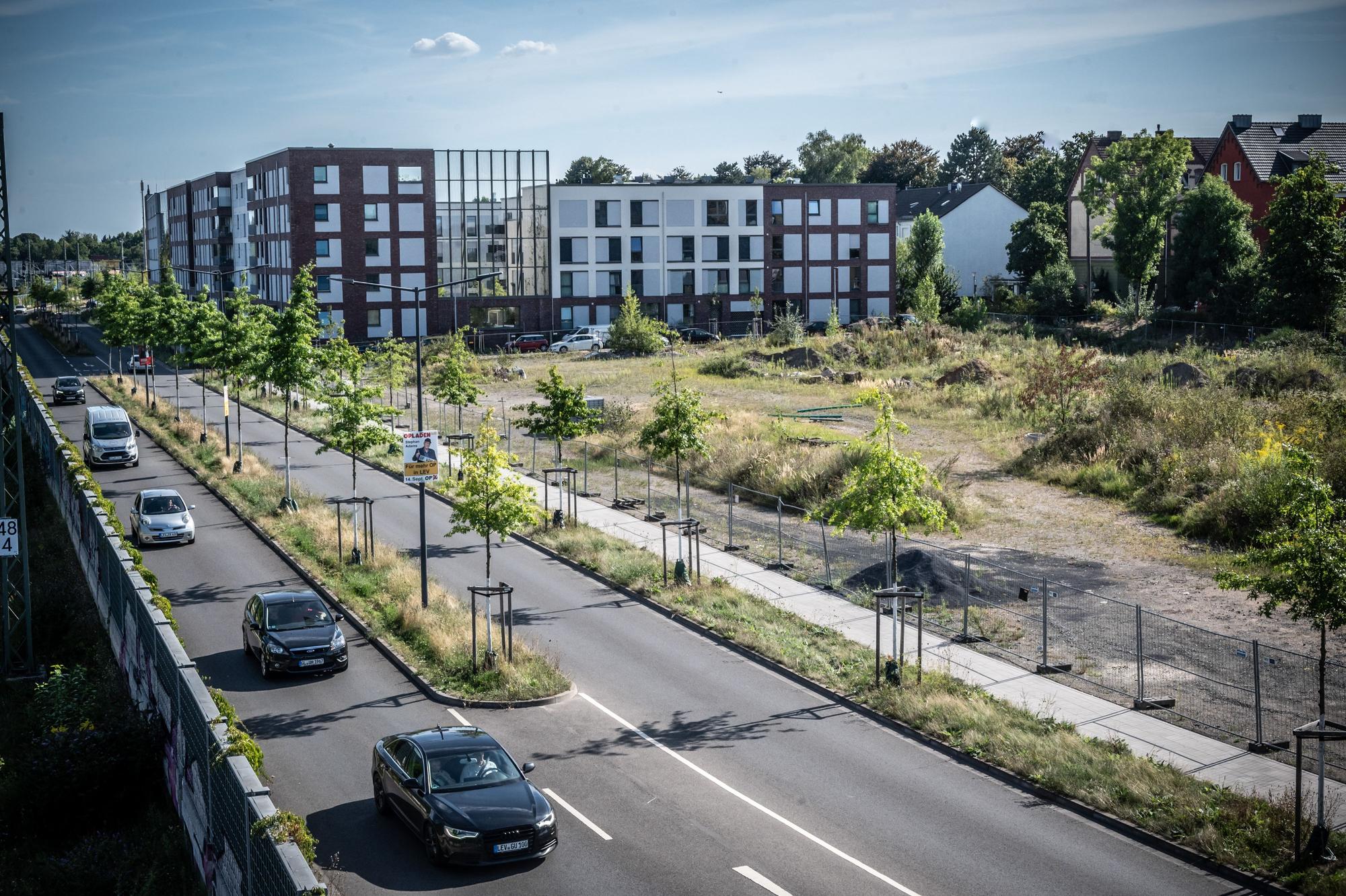 Bahnstadt West, fotografiert von der Brücke Am Brückenpark. Bild: Ralf Krieger